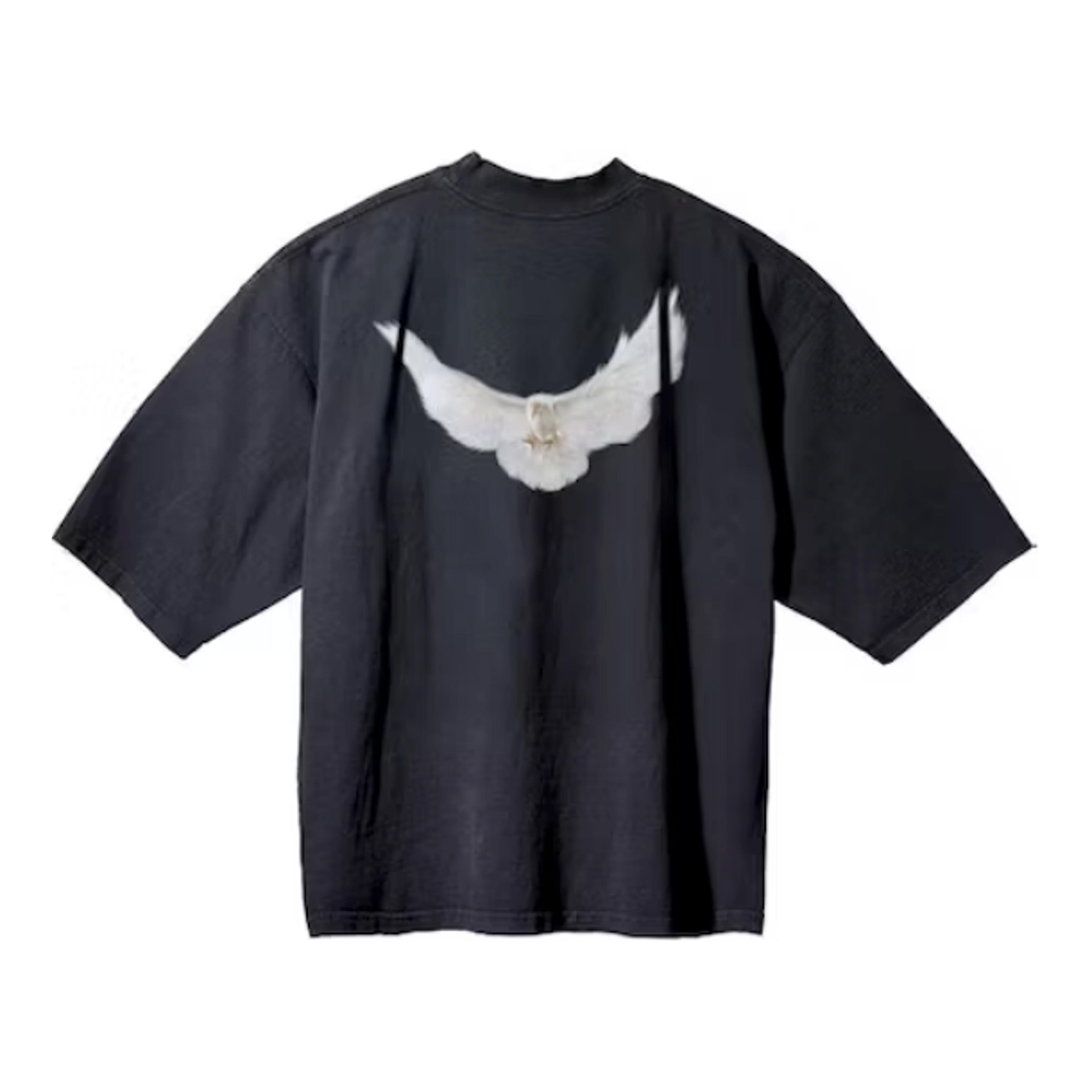 Alternate View 1 of Yeezy Gap Engineered by Balenciaga Dove 3/4 Sleeve T-shirt Black