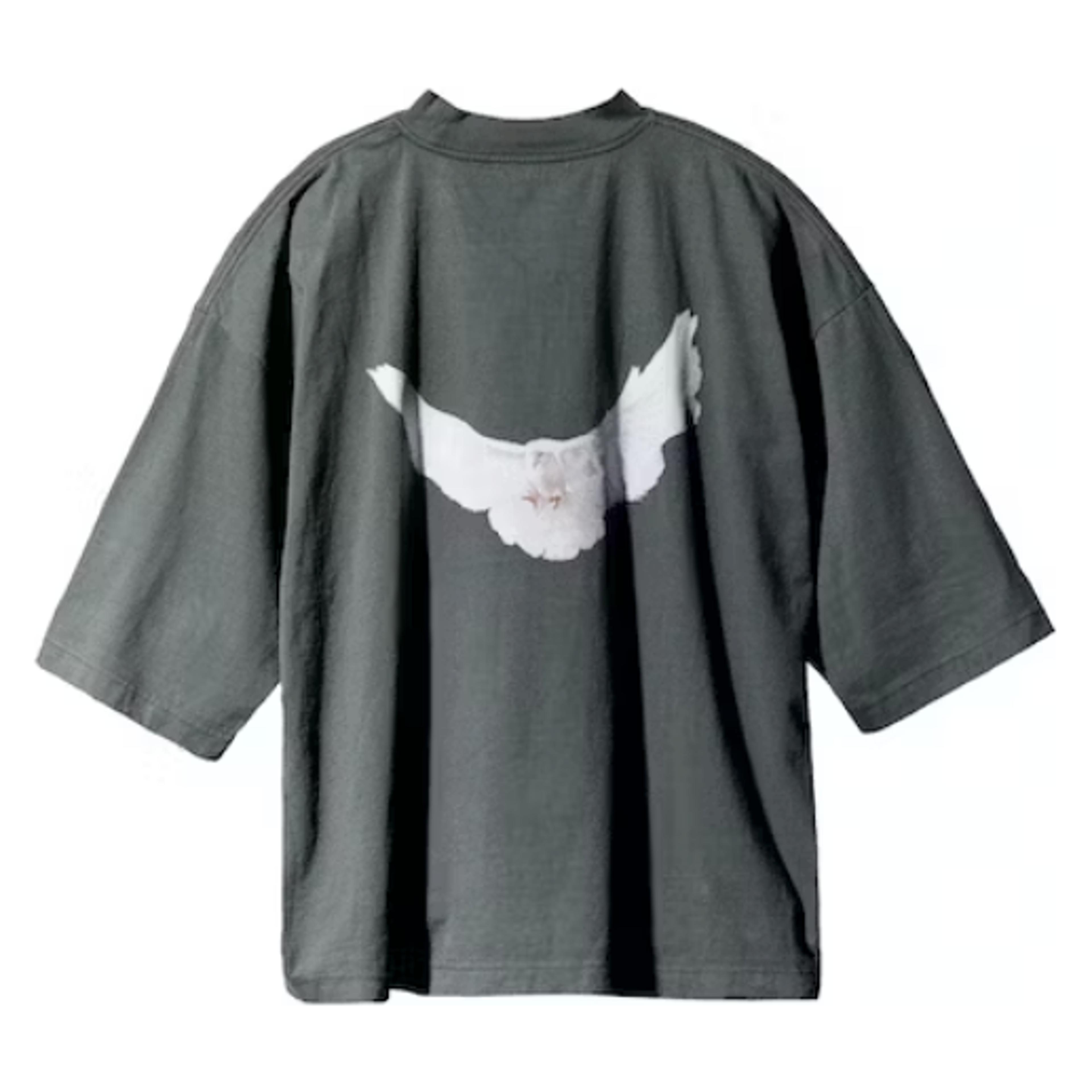 Alternate View 1 of Yeezy Gap Engineered by Balenciaga Dove 3/4 Sleeve T-shirt Green