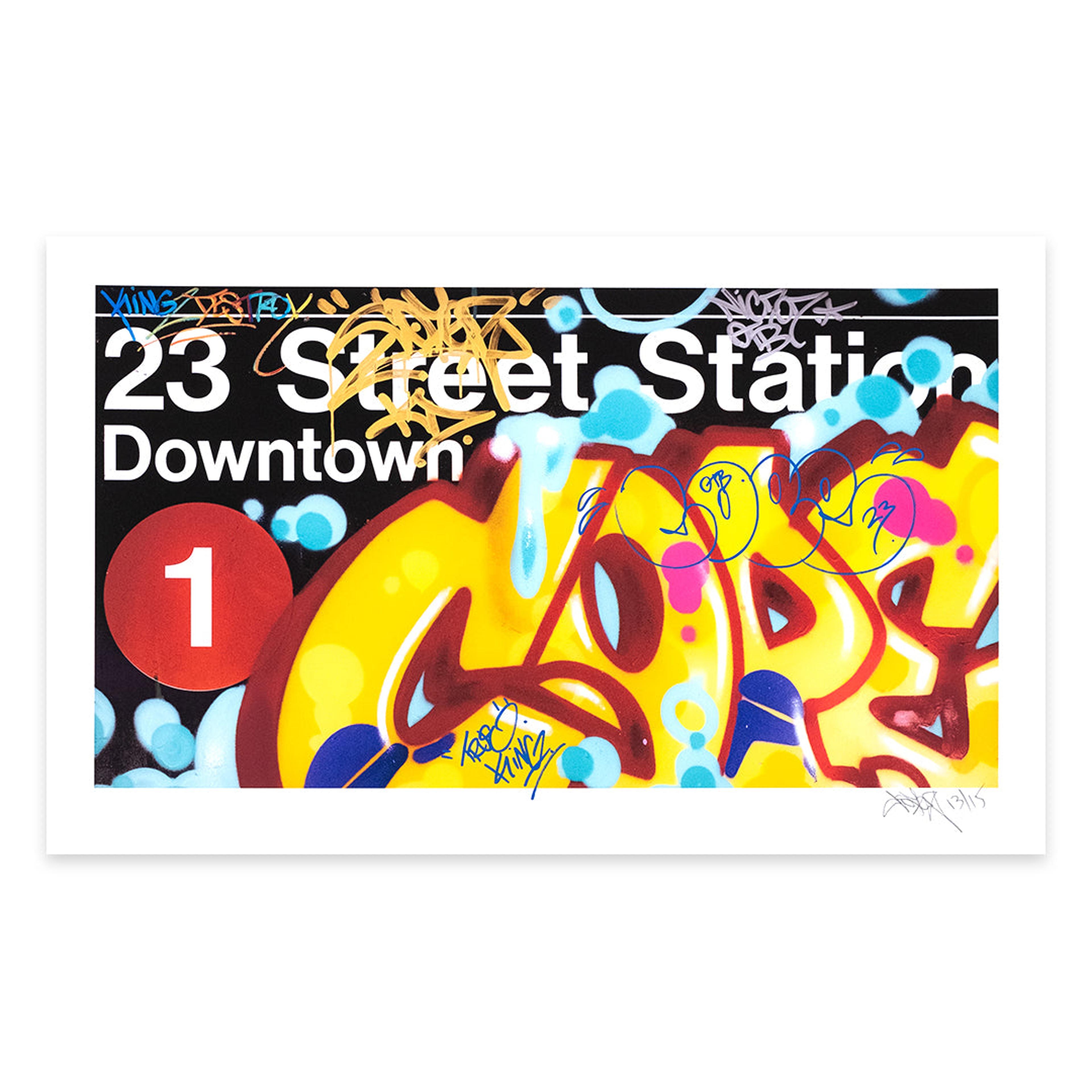 Alternate View 12 of 23rd Street Station - Hand Embellished Edition