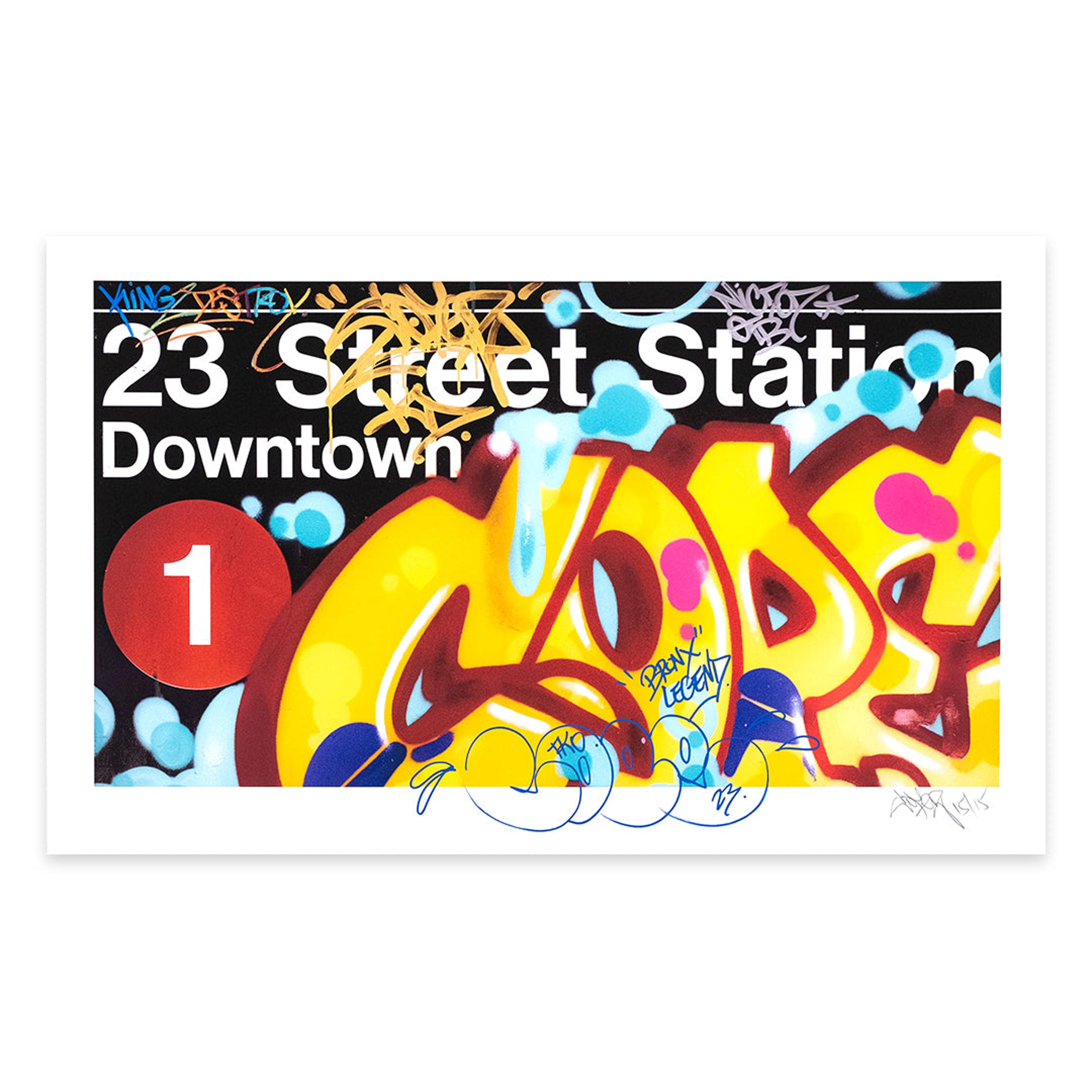 Alternate View 14 of 23rd Street Station - Hand Embellished Edition