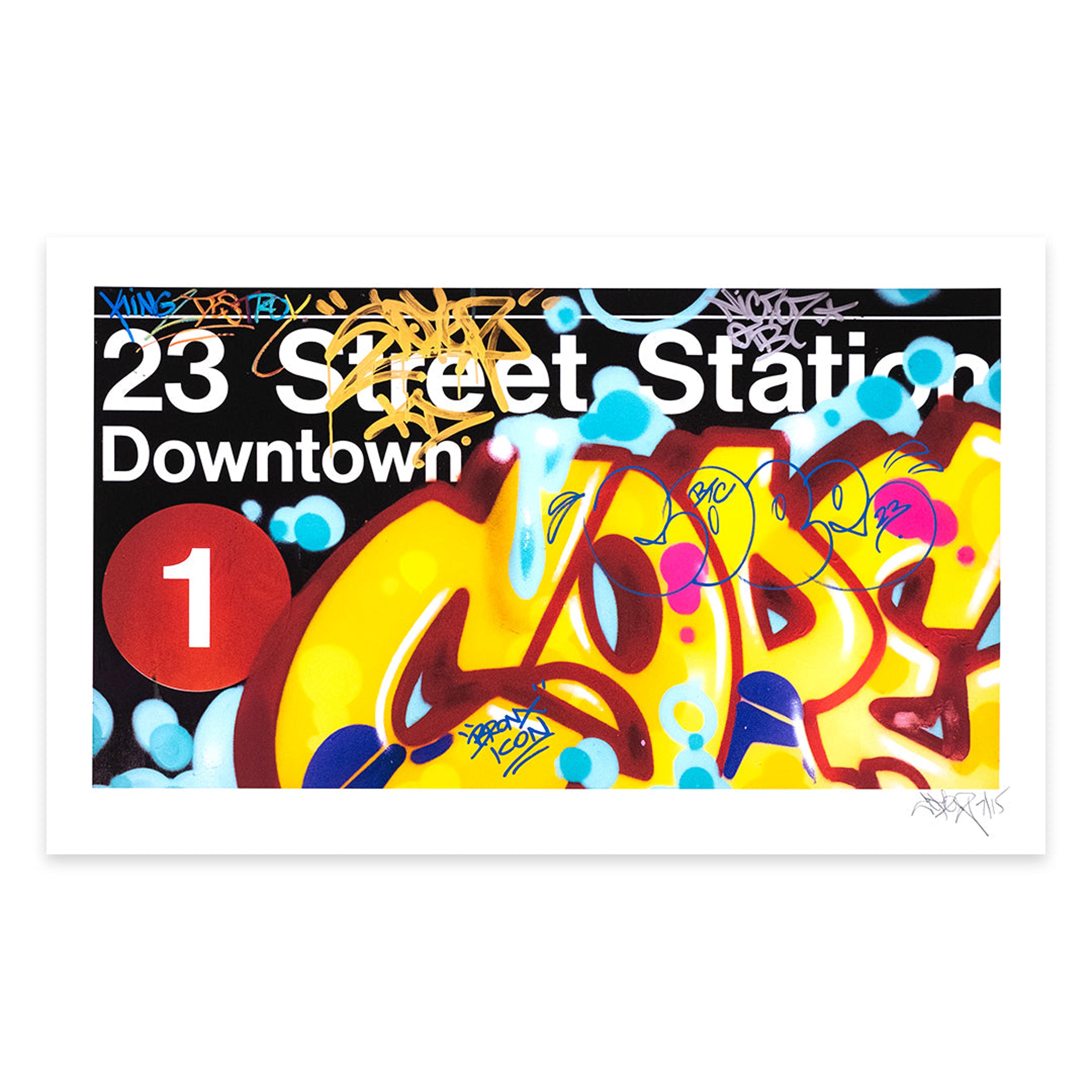 Alternate View 6 of 23rd Street Station - Hand Embellished Edition