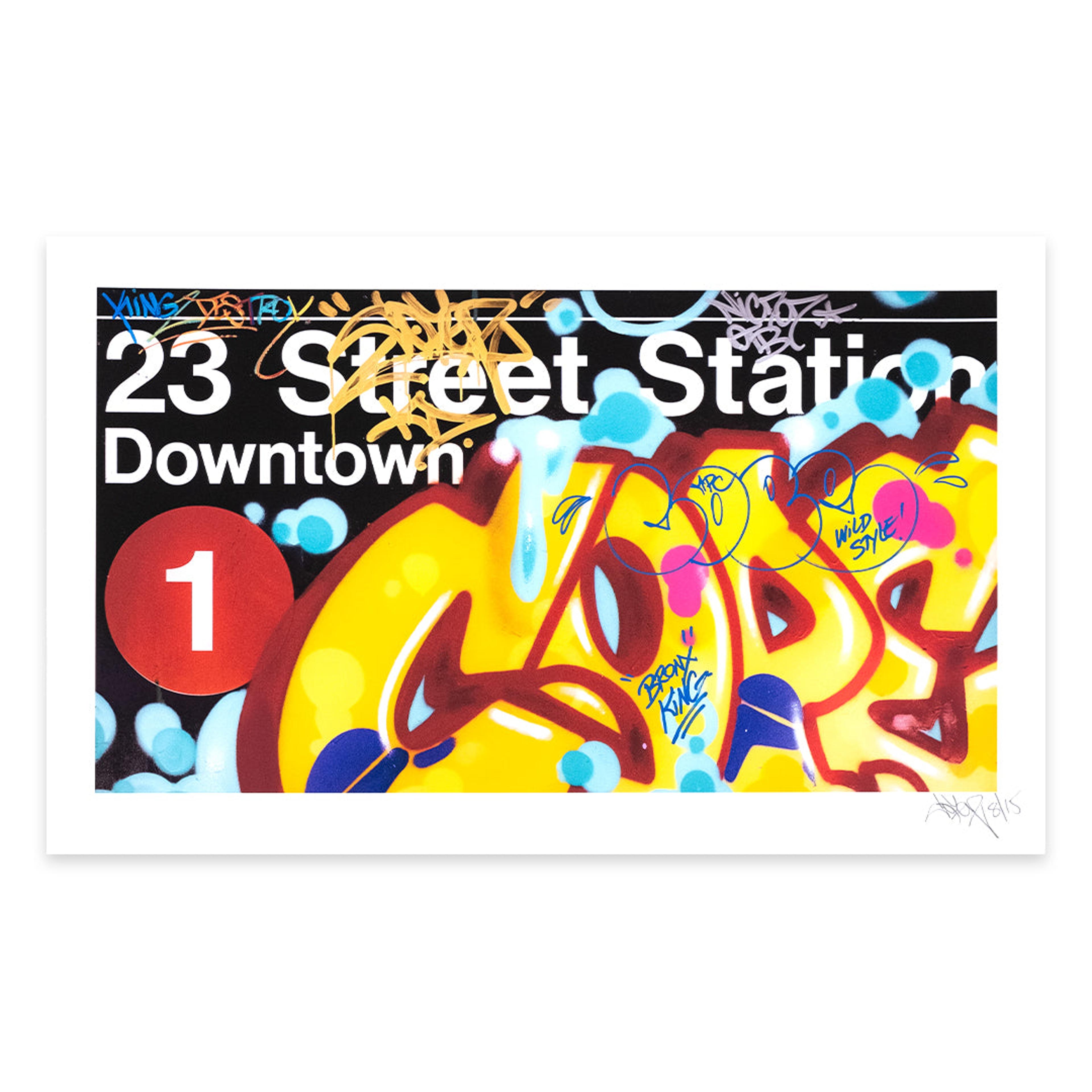 Alternate View 7 of 23rd Street Station - Hand Embellished Edition