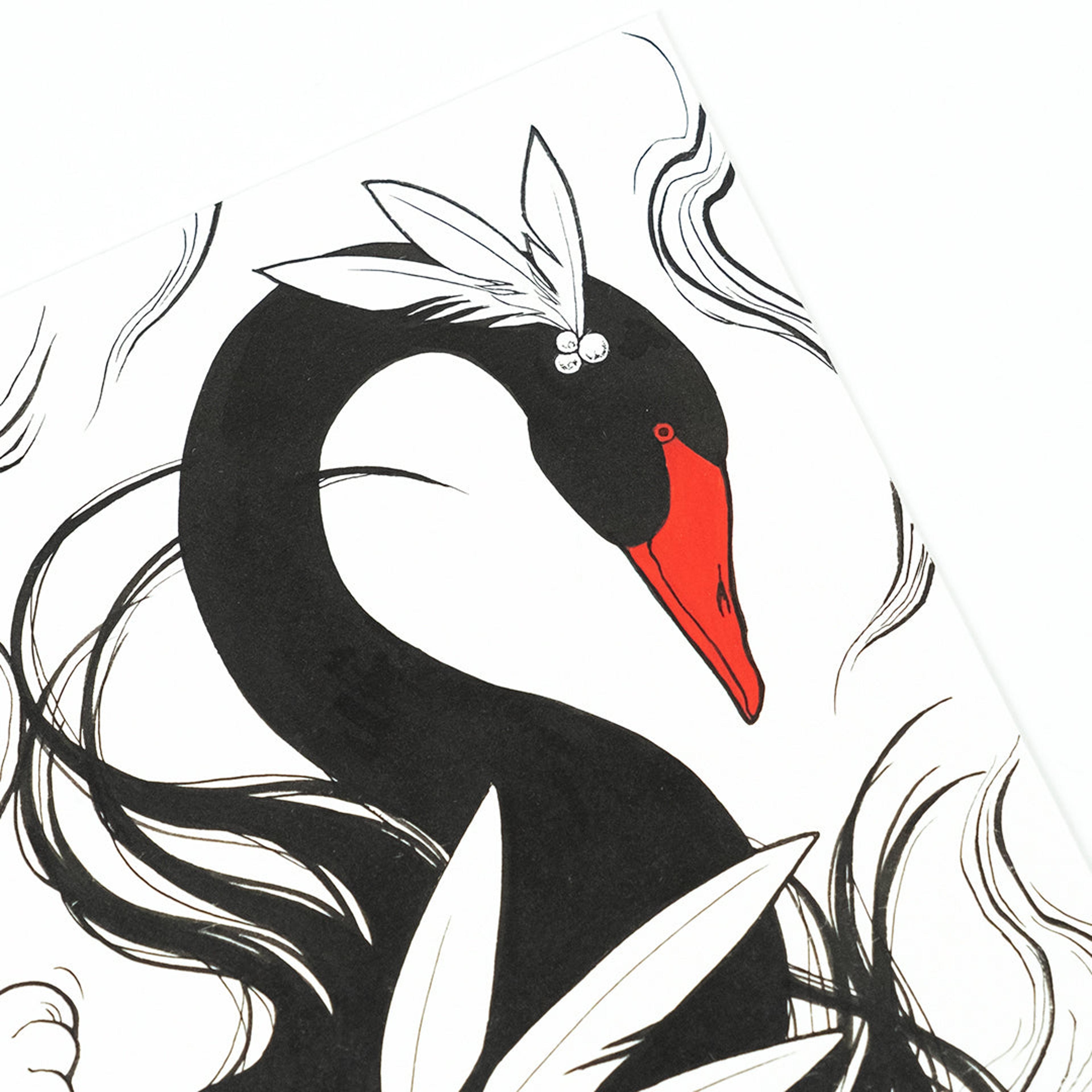 Alternate View 4 of Sister Black Swan Original Art