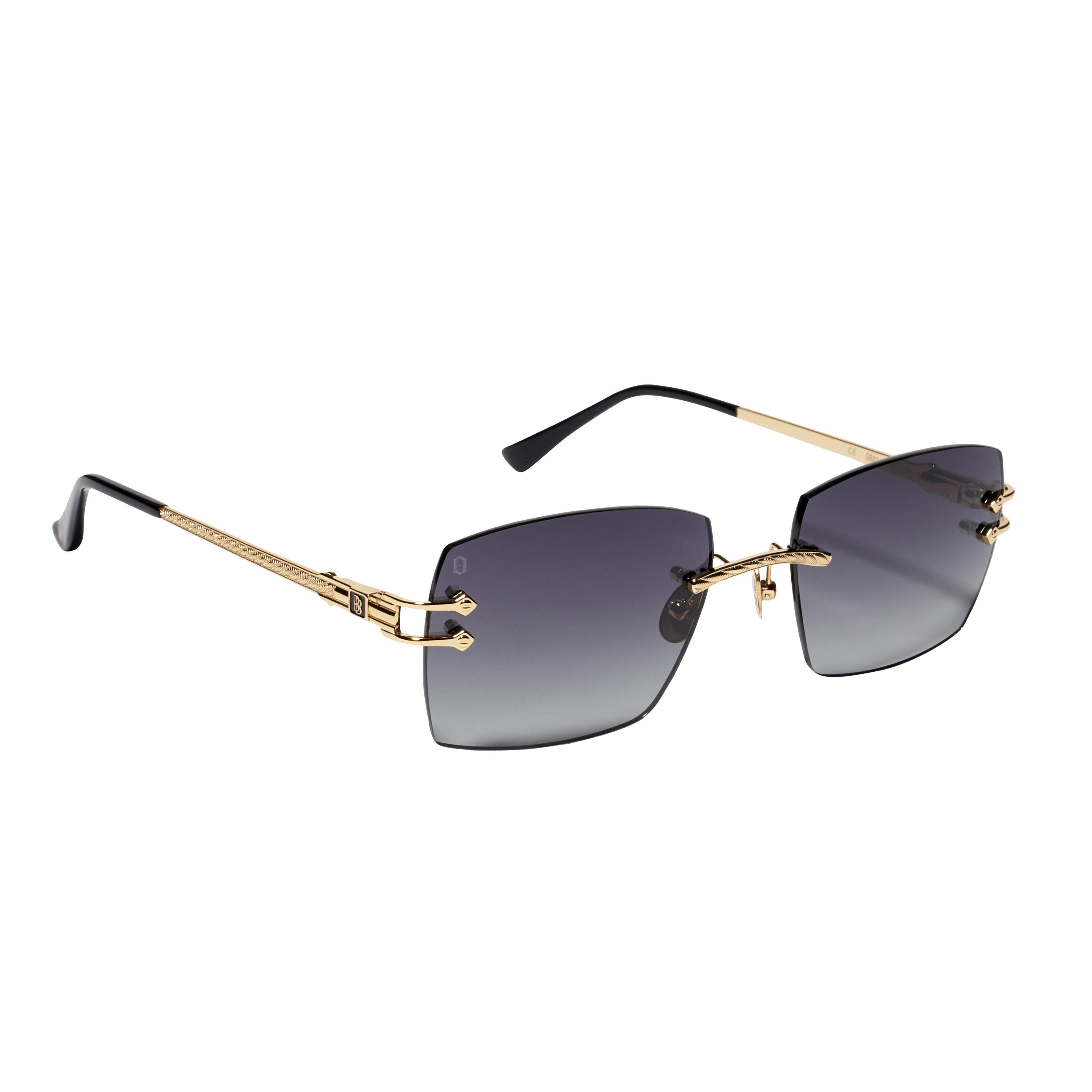 Ben Baller Grail Sunglasses in Gold/Black
