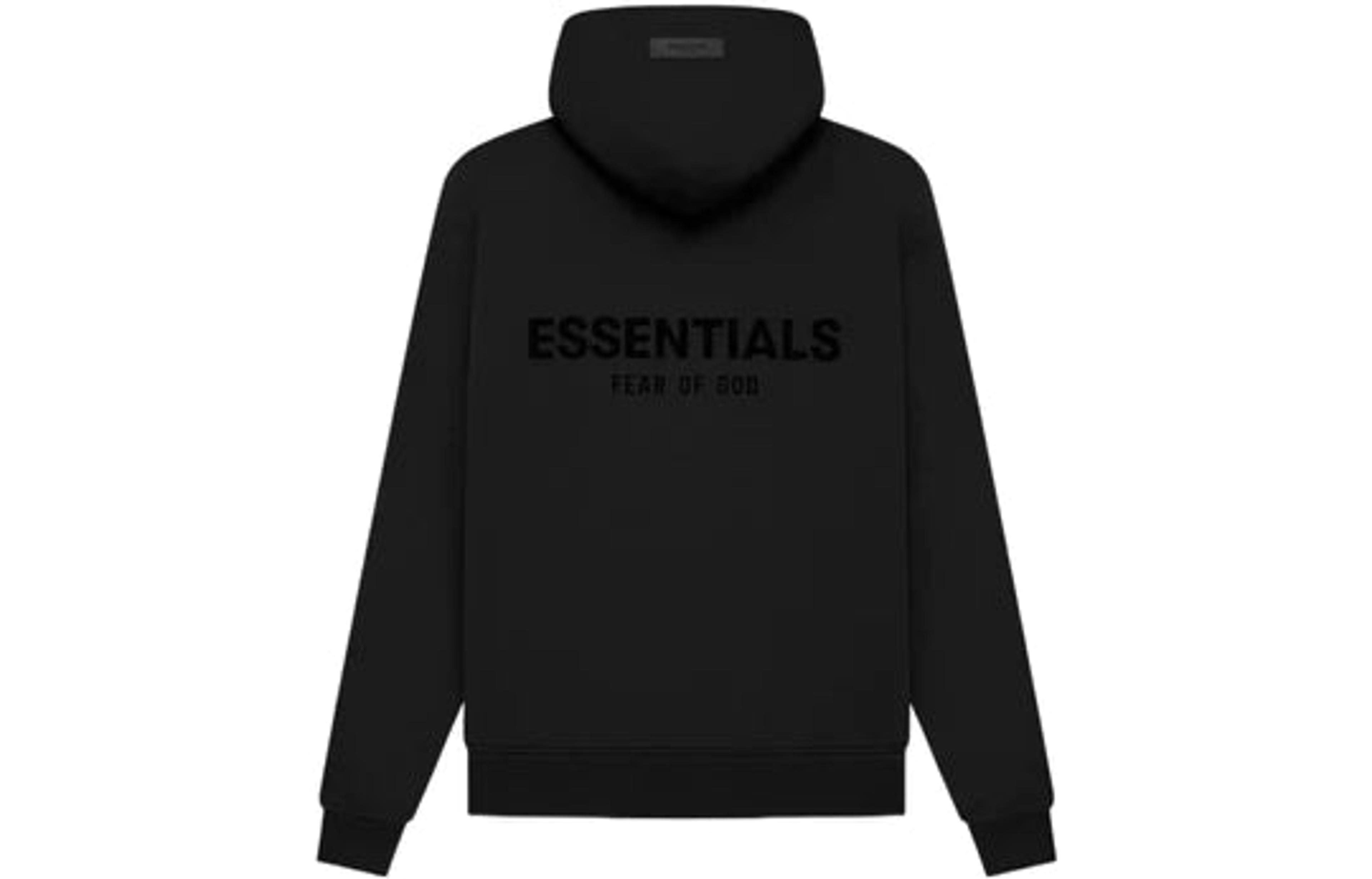Alternate View 1 of Fear of God Essentials ‘Limo Black’ Hoodie