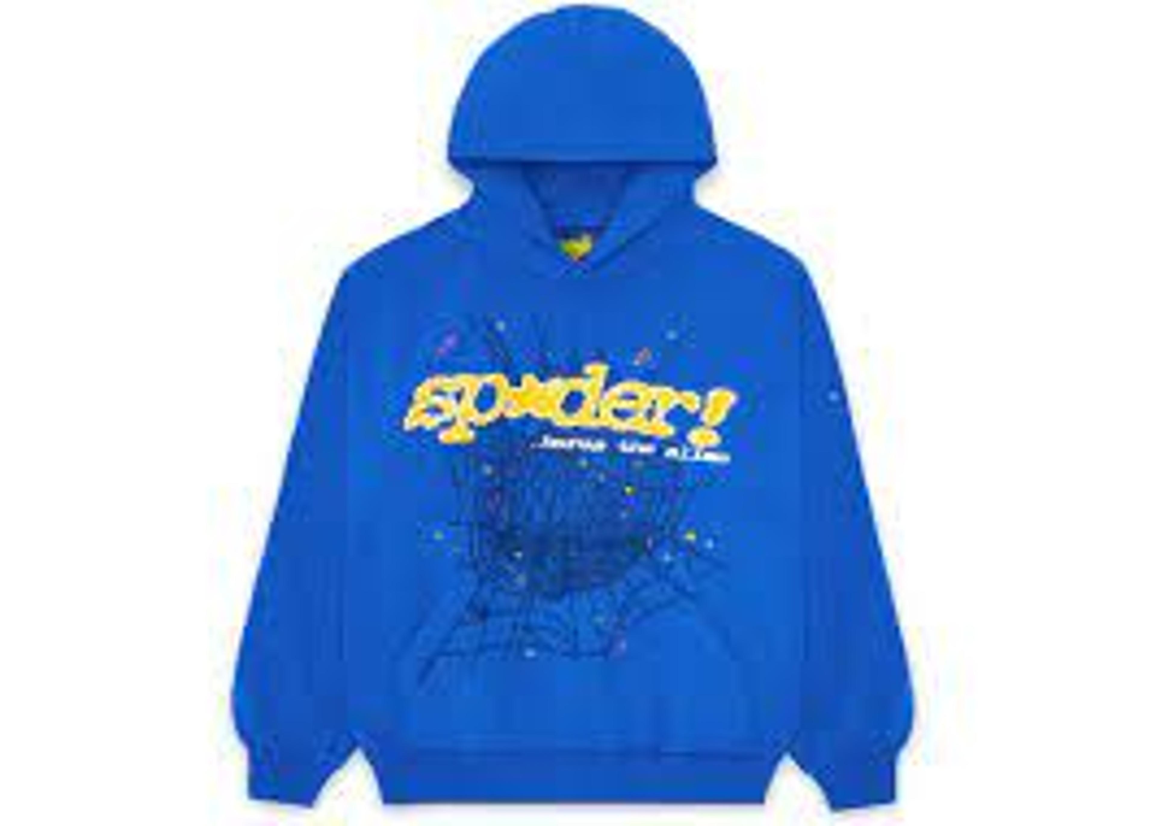 Sp5der Blue ‘TC’ Hoodie