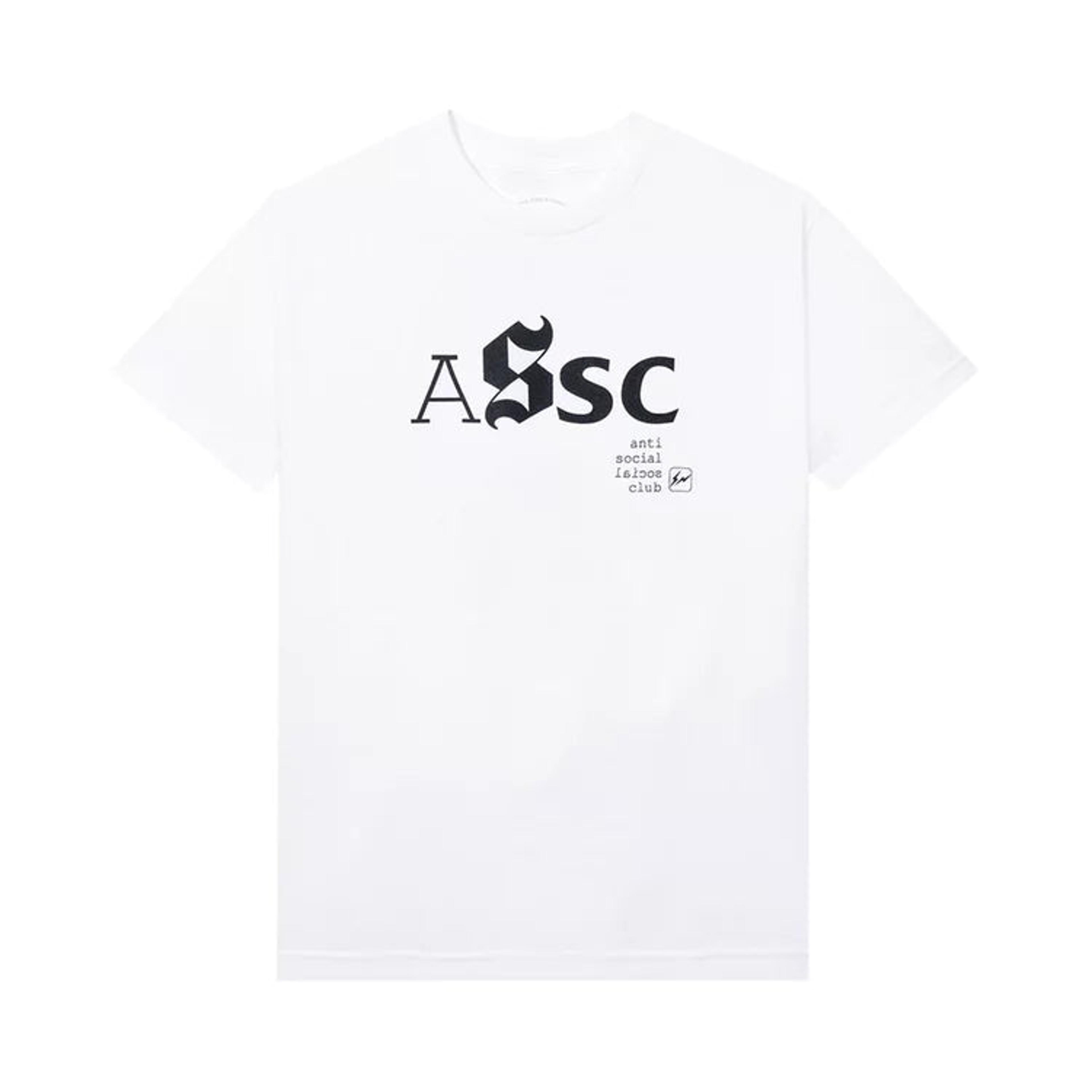 Anti Social Social Club White 'Fragment Type A' T-Shirt