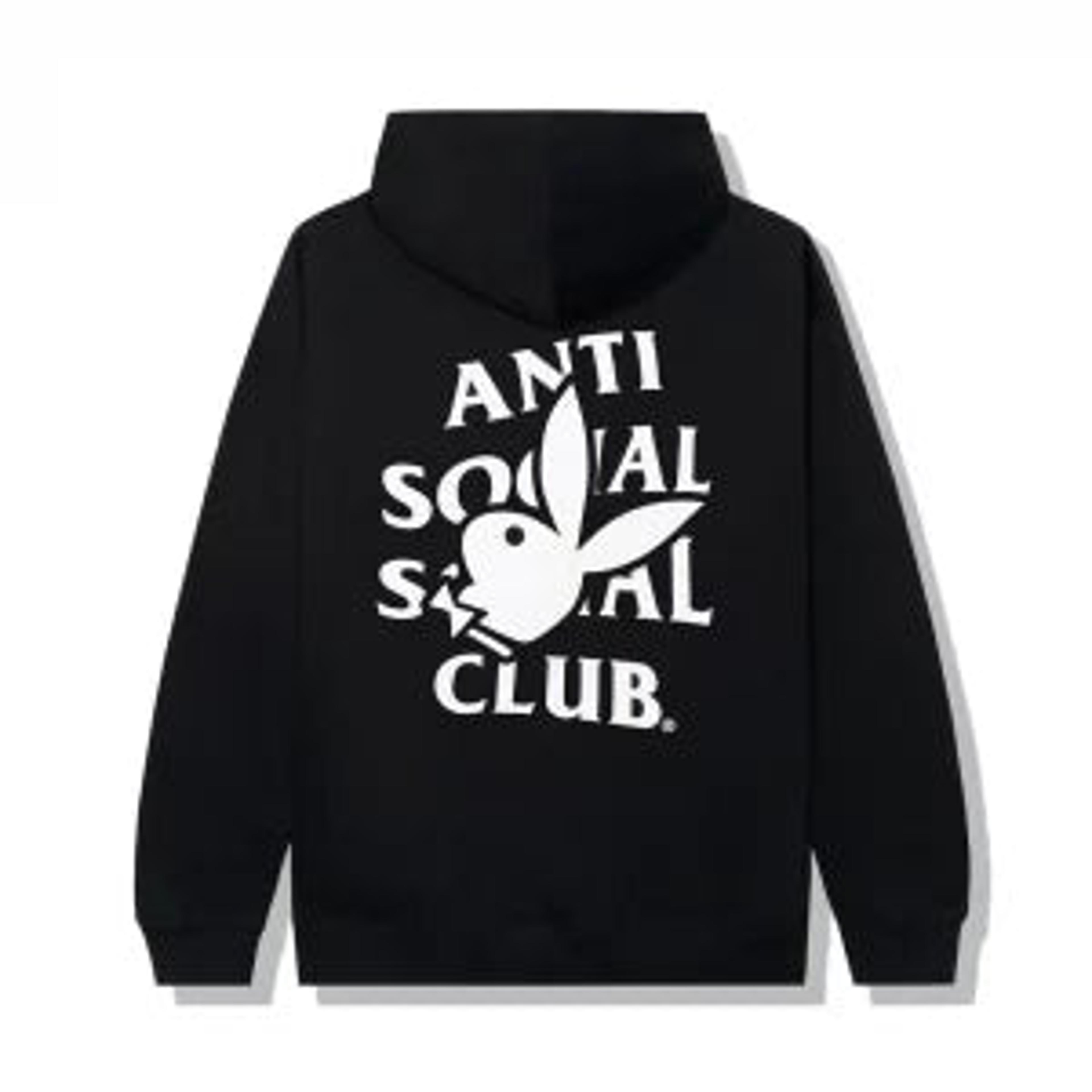 Anti Social Social Club Black 'Playboy' Hoodie