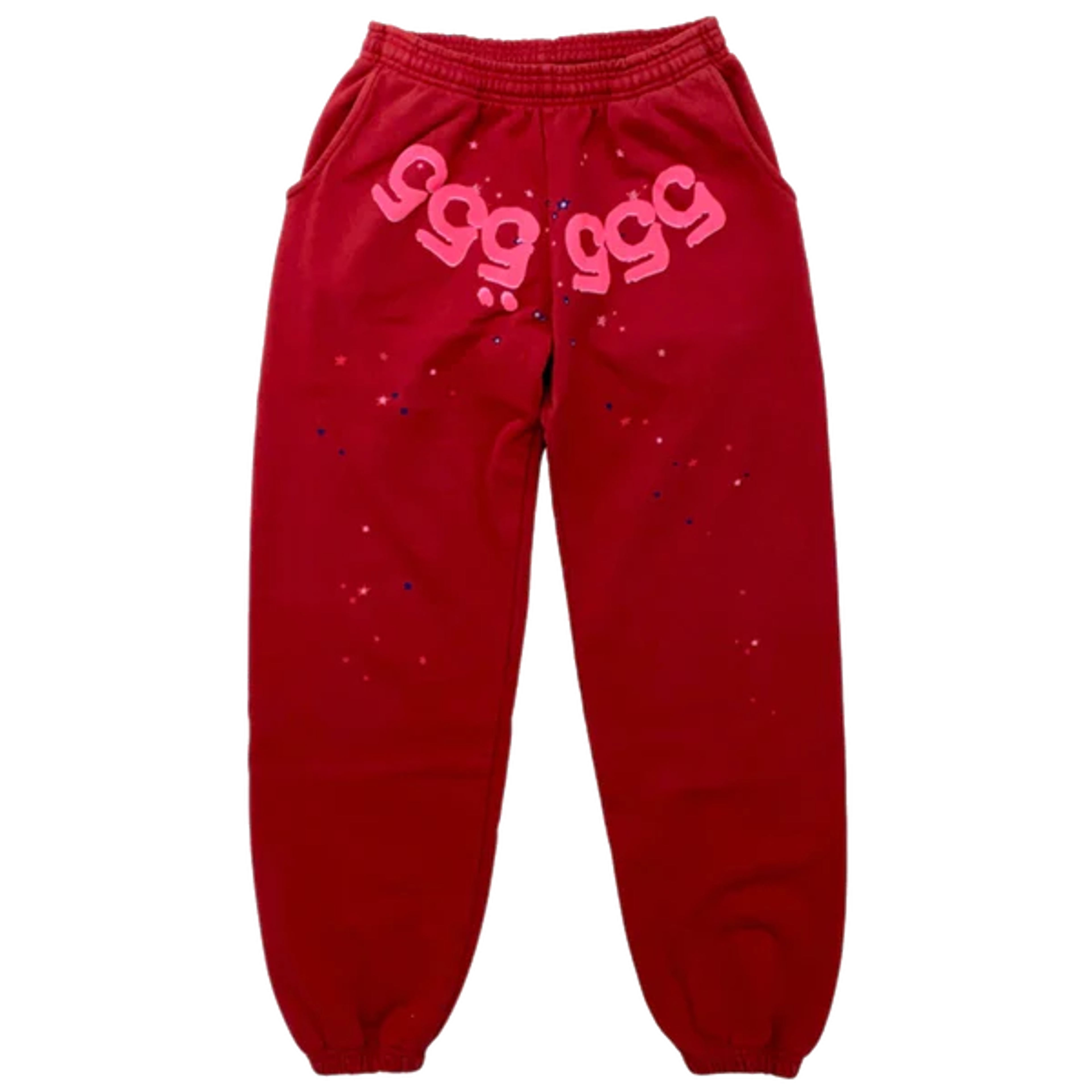 Sp5der Red 'Angel Number' Sweatpants
