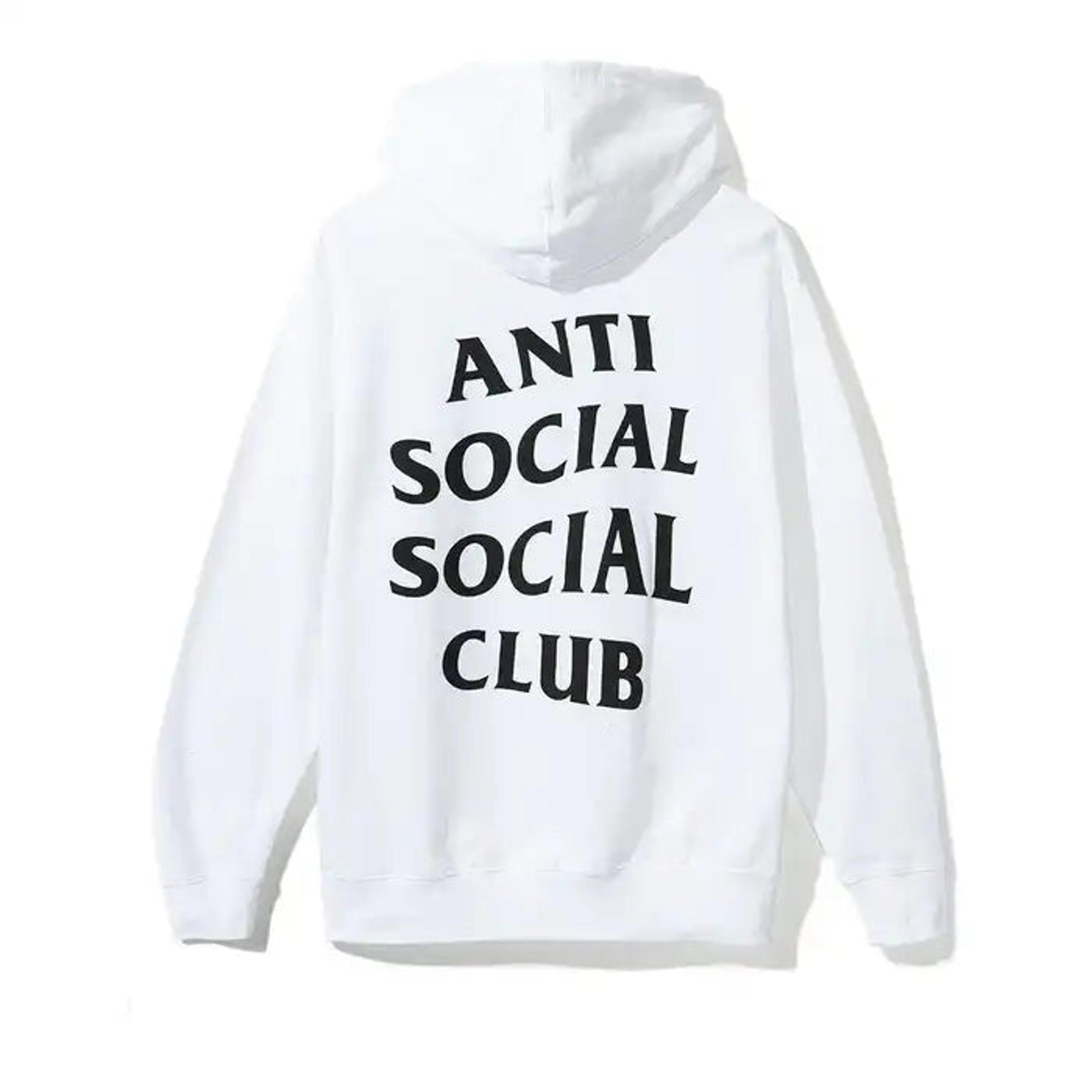 Anti Social Social Club White 'Classic' Hoodie