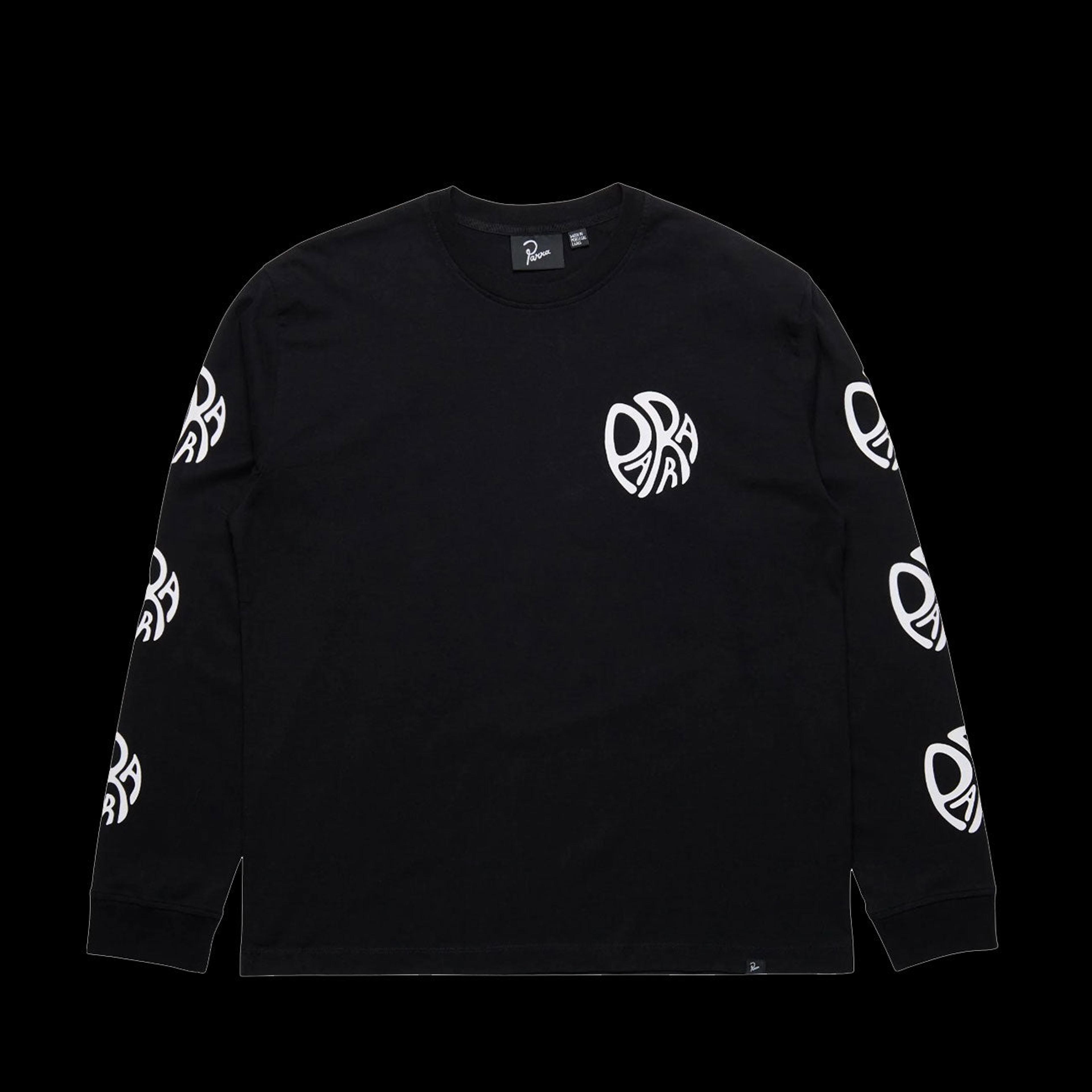 NTWRK - By Parra Circle Tweak Logo Long Sleeve T-Shirt (Black)