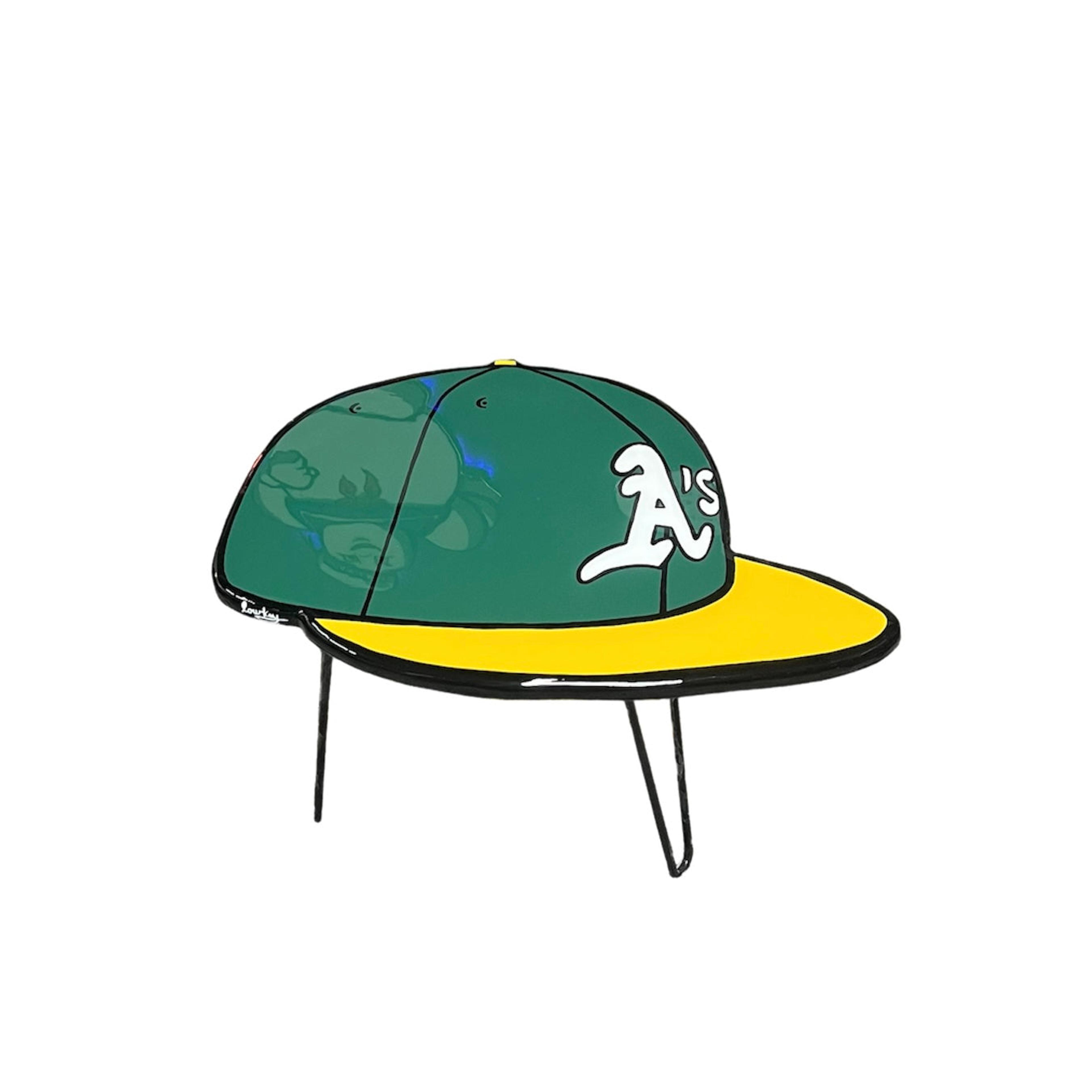 OAKLAND A’s  SIDE TABLE