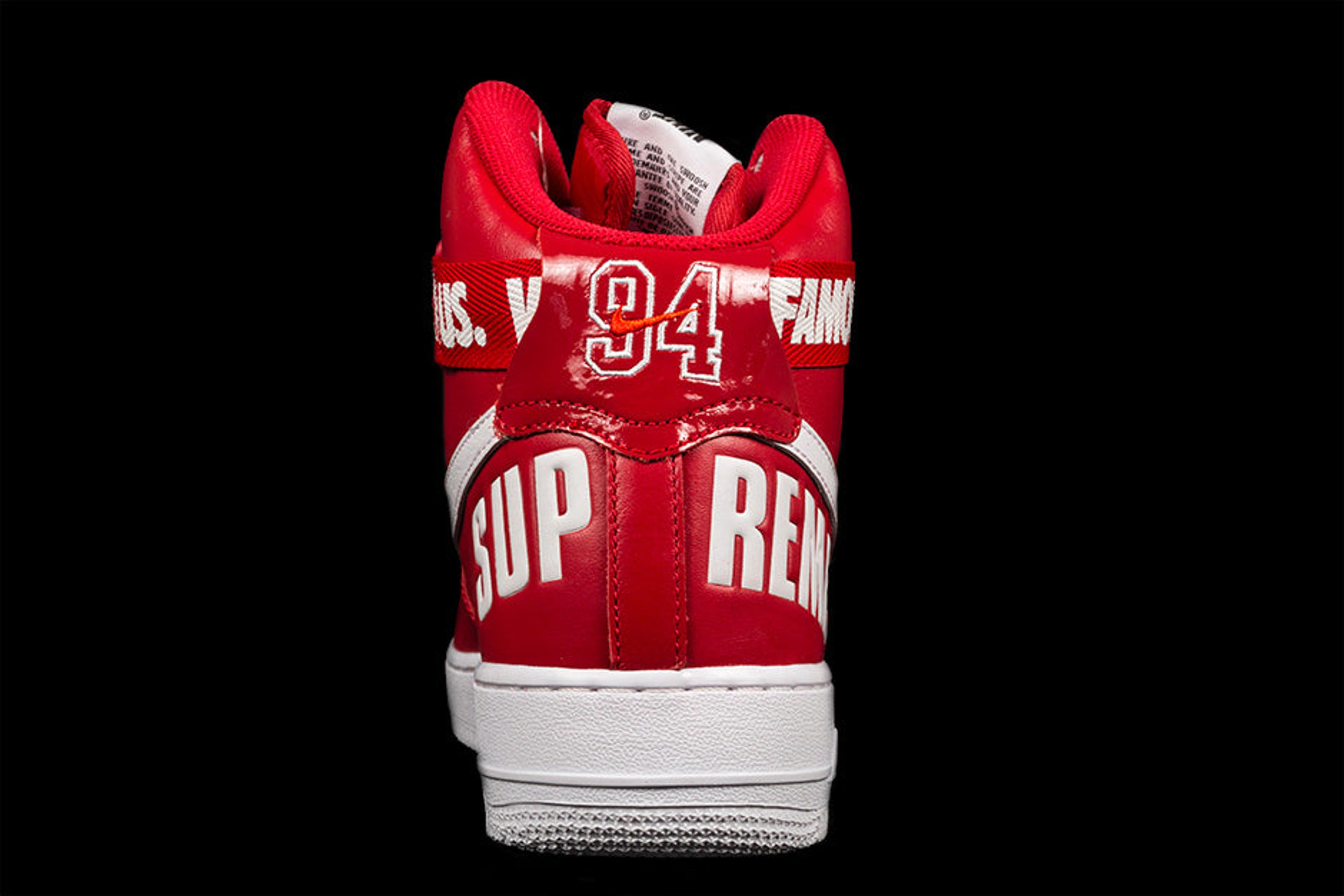 Supreme x Air Force 1 High SP 'Red