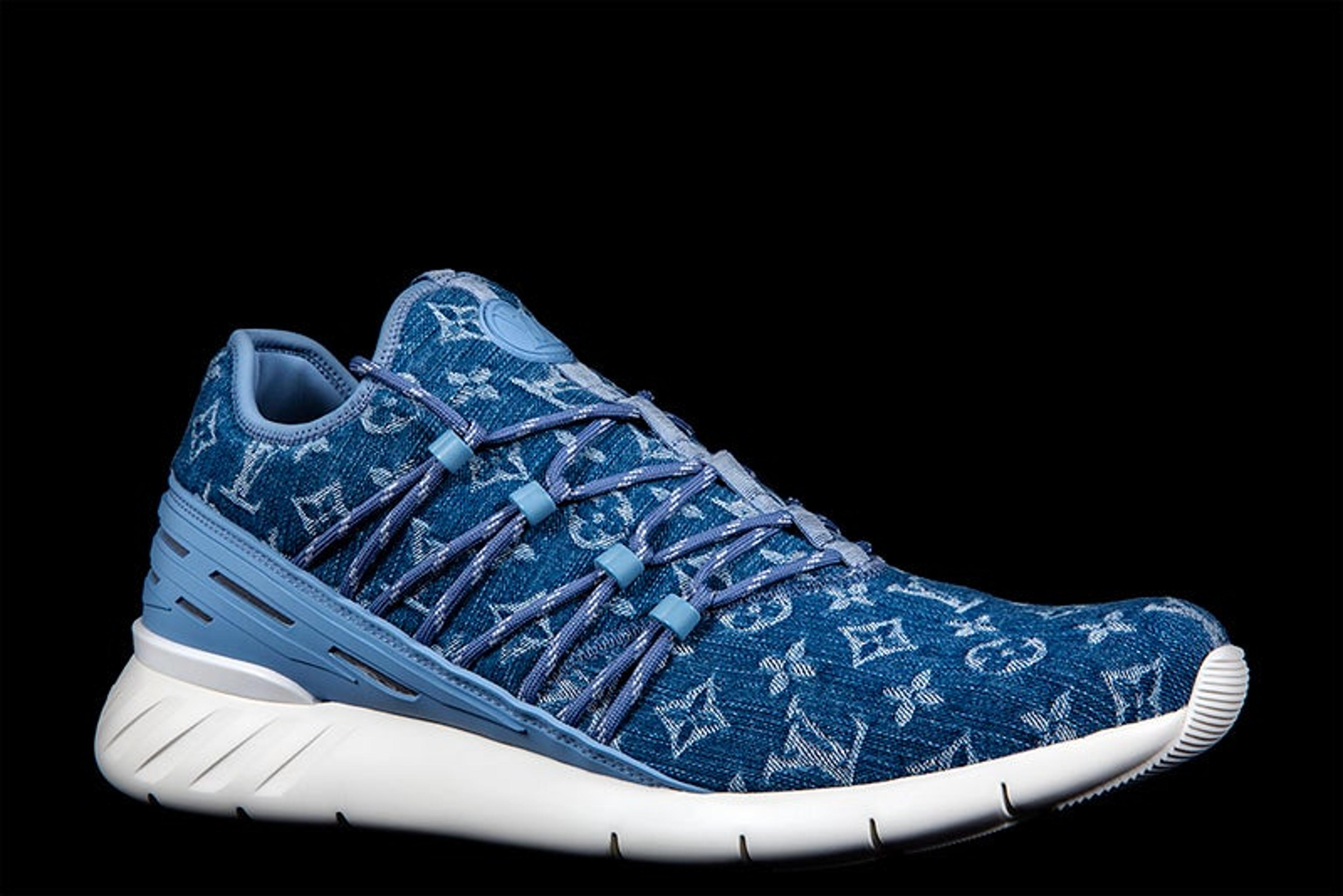 Louis Vuitton Blue Fastlane Sneakers Mens 10.5