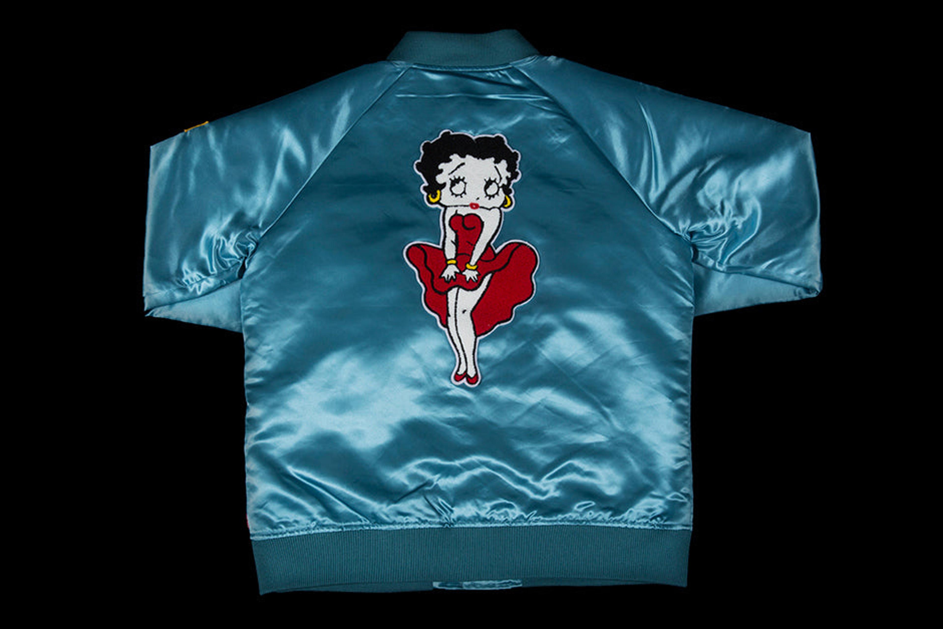 NTWRK - SUPREME BETTY BOOP SATIN CLUB JACKET