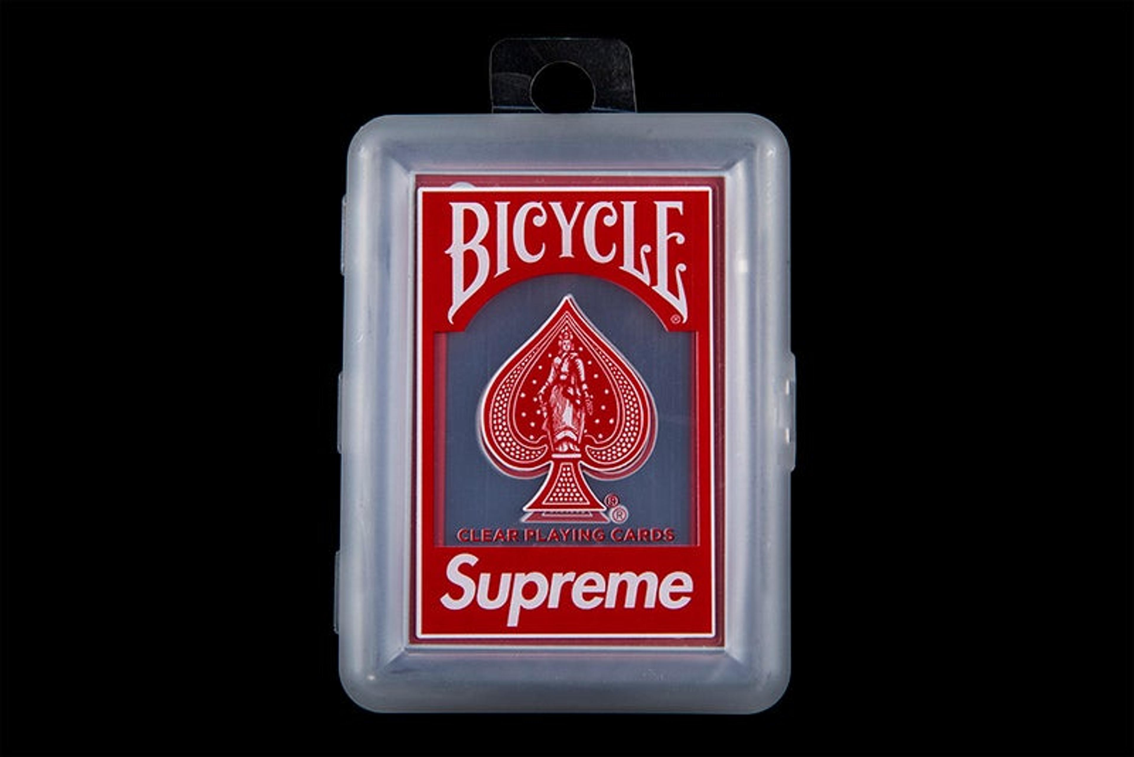 最新入荷】 Supreme Bicycle Cards Playing Clear トランプ/UNO