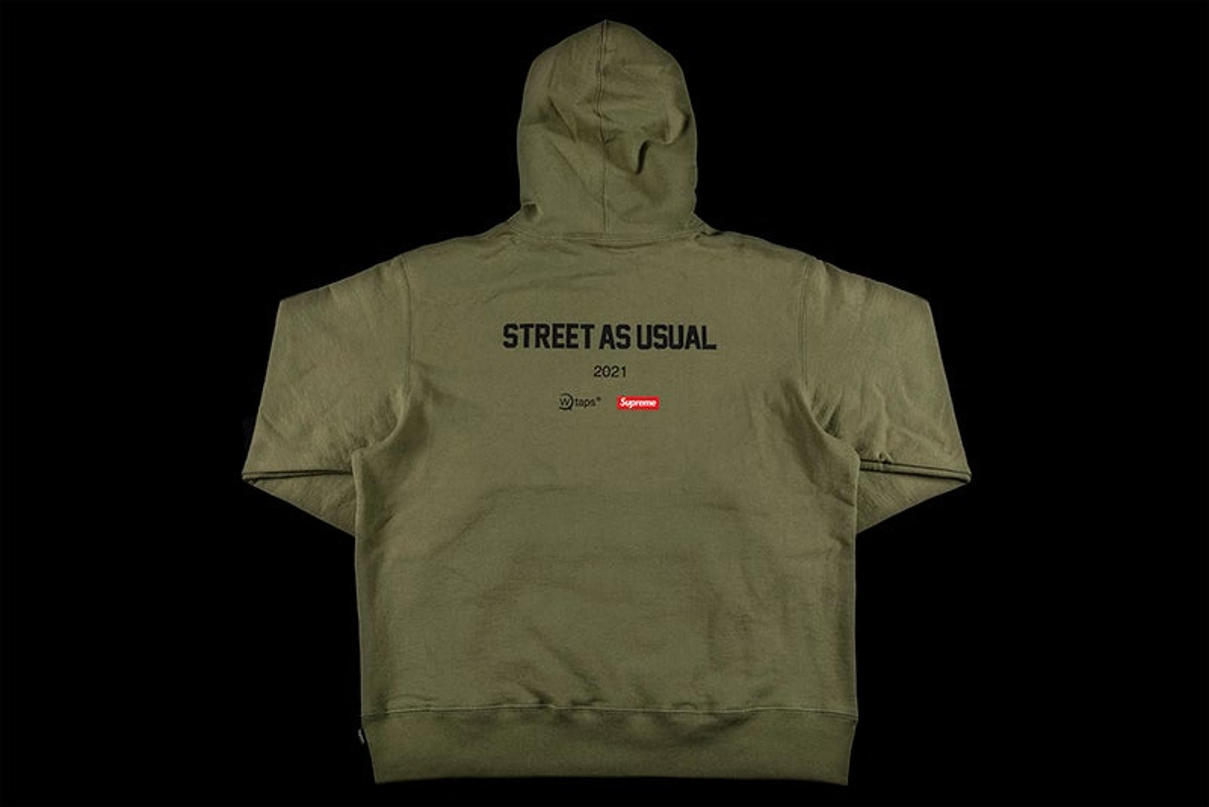 NTWRK - SUPREME X WTAPS SIC'EM! HOODED SWEATSHIRT