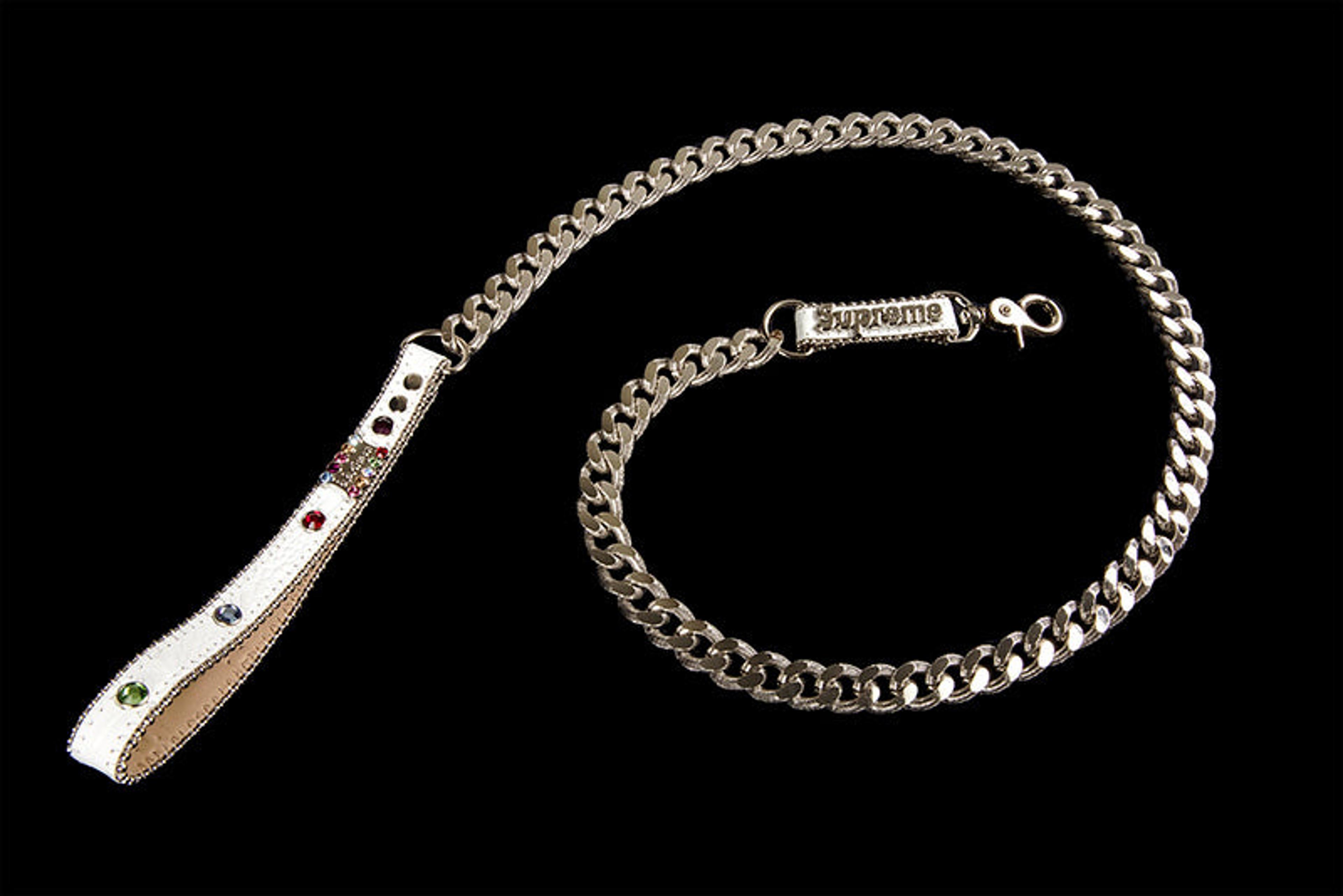 NTWRK - SUPREME B.B. SIMON STUDDED DOG LEASH