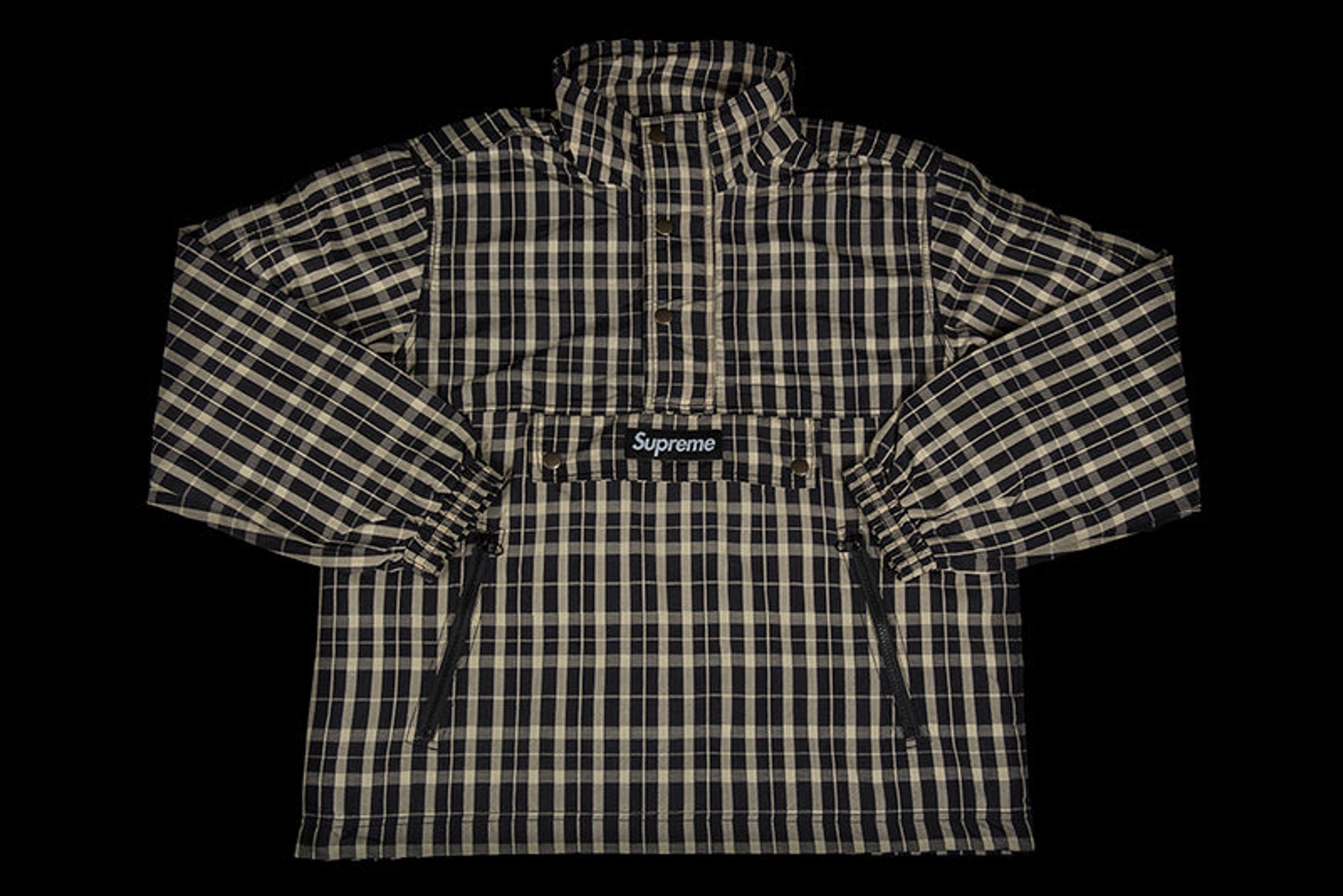 NTWRK - SUPREME NYLON PLAID PULLOVER