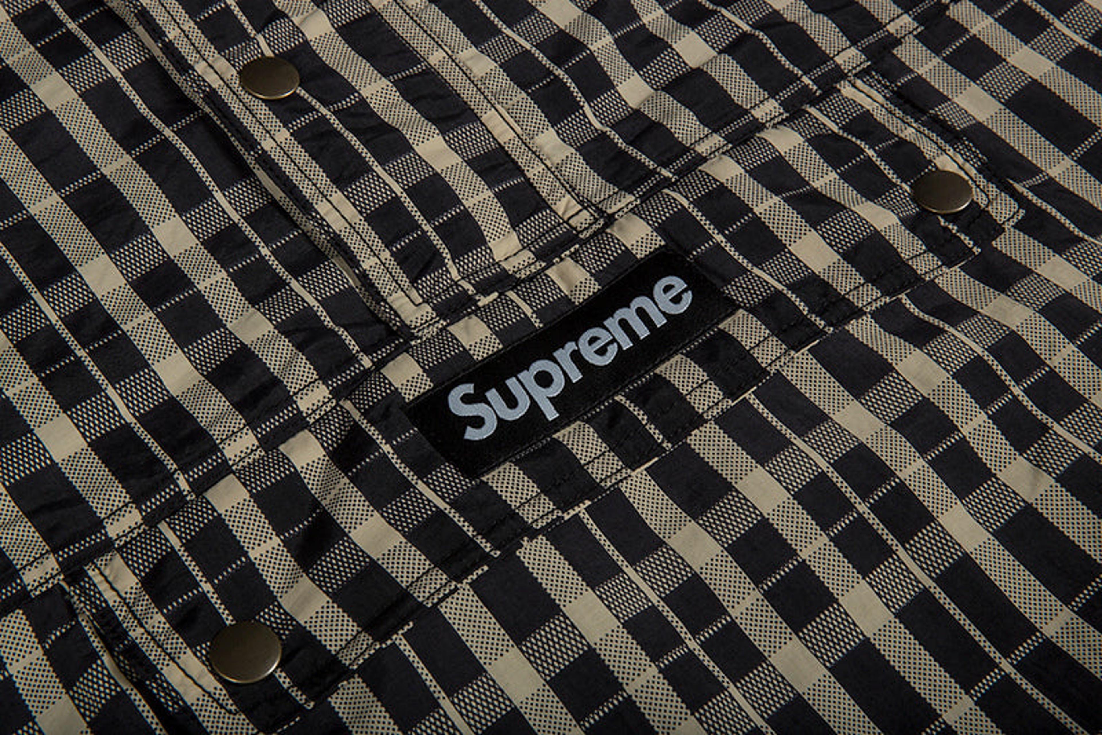 NTWRK - SUPREME NYLON PLAID PULLOVER