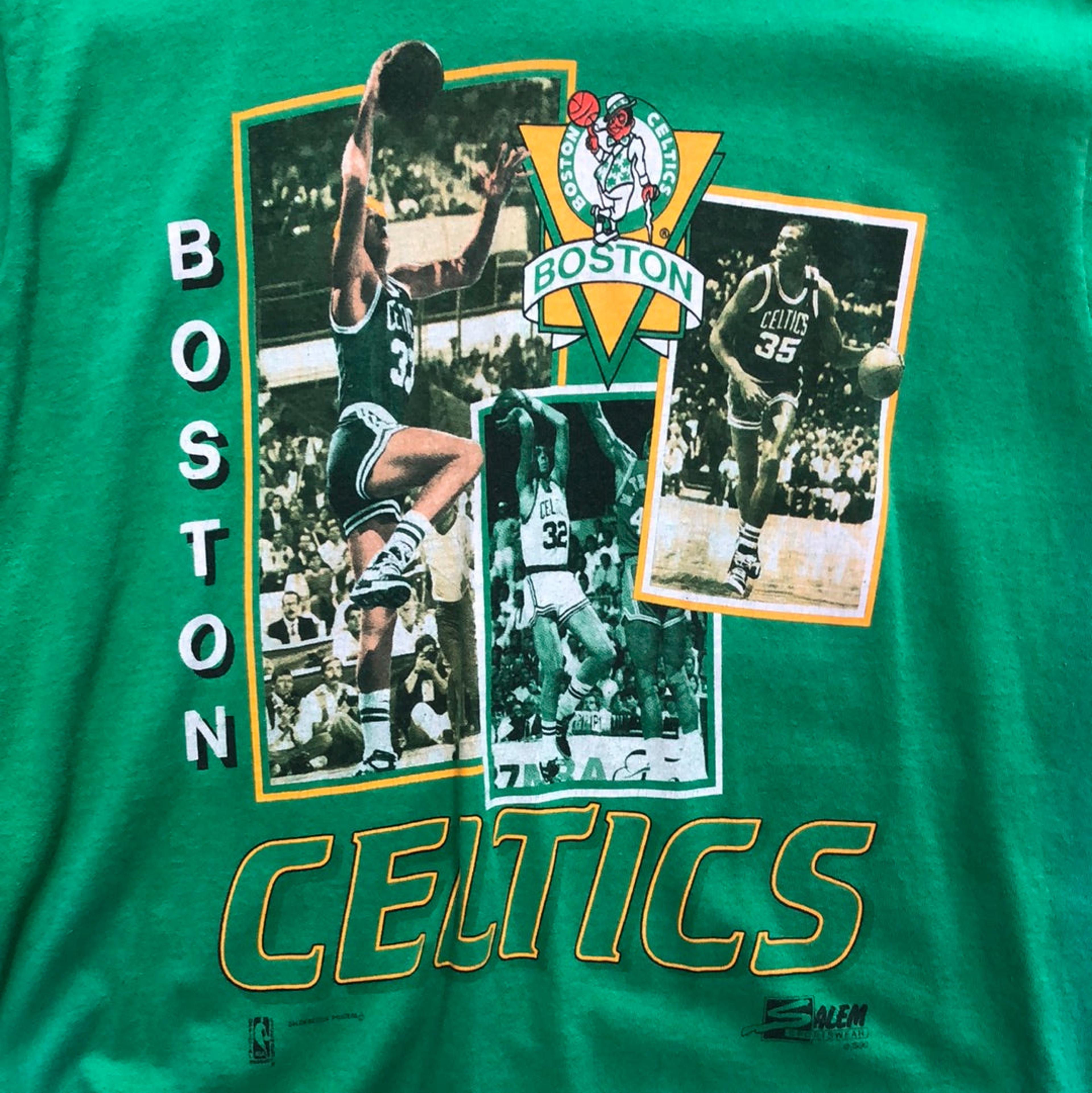 Alternate View 1 of Vintage 1990 Boston Celtics Salem Sportswear Large