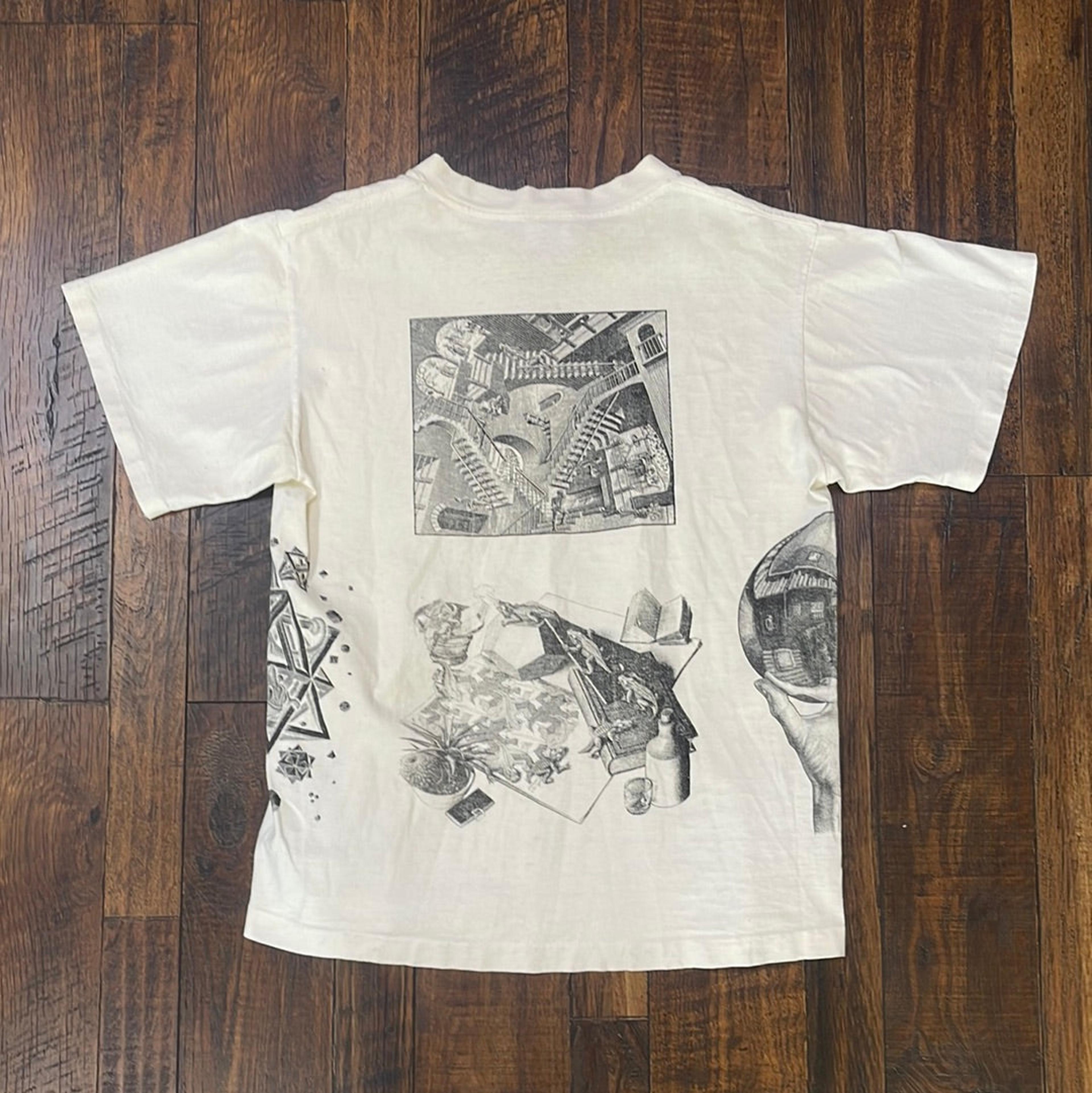 Alternate View 5 of Vintage 1990 M.C. Escher Andazia Shirt Large