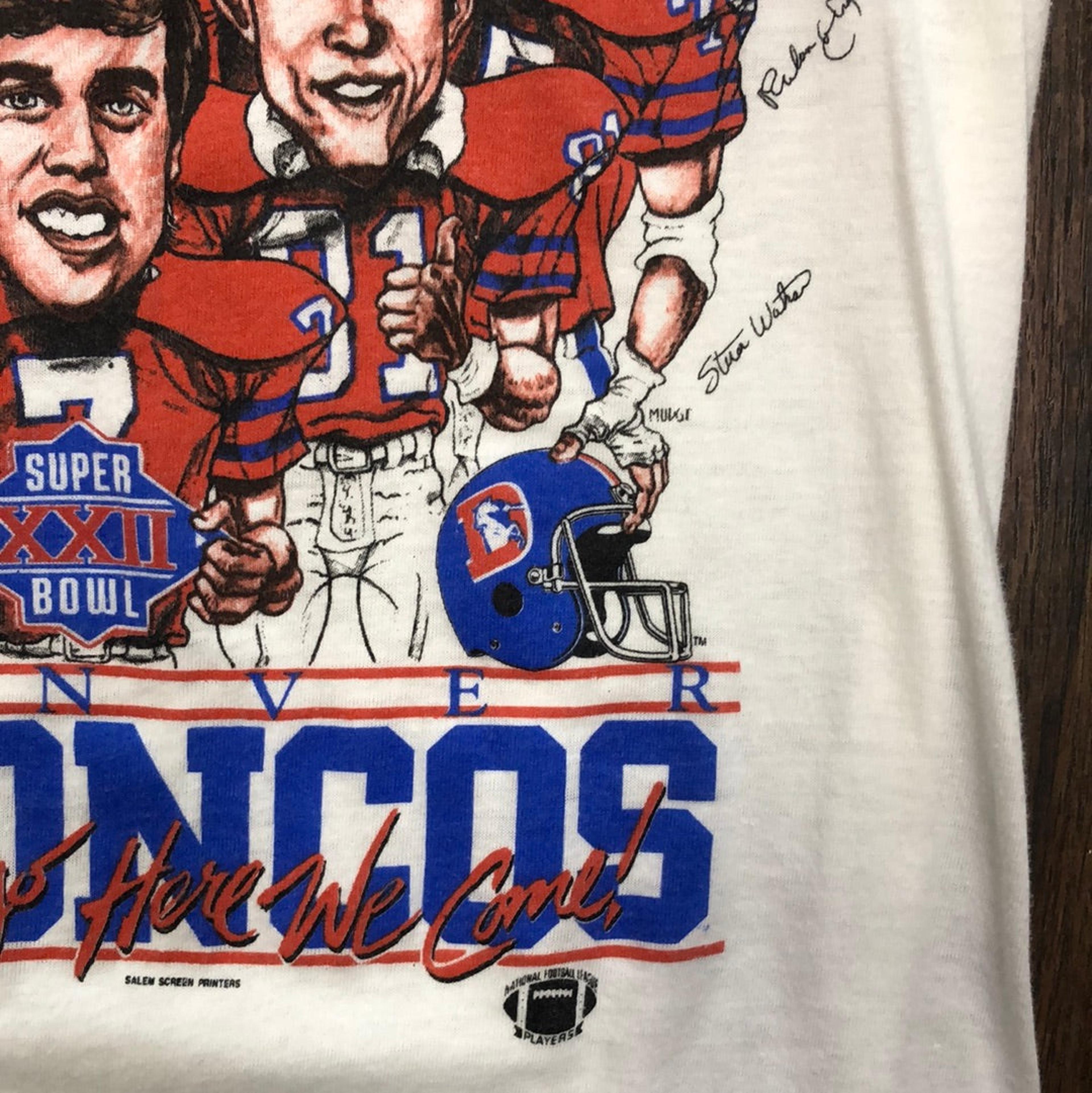 Alternate View 3 of Vintage 1987 Denver Broncos AFC Champs Shirt M