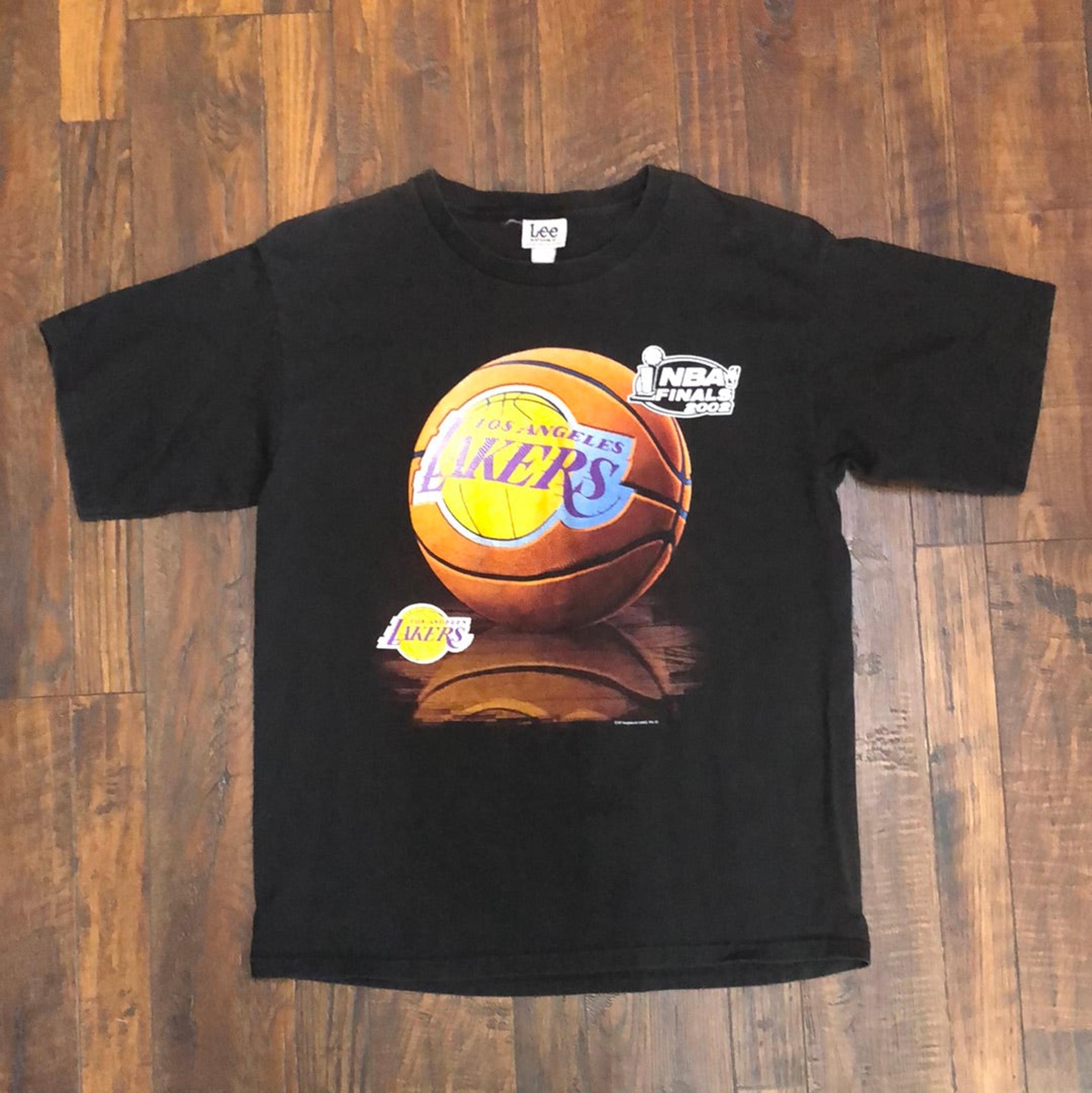 Vintage 2002 Los Angeles Lakers NBA Finals Shirt Large