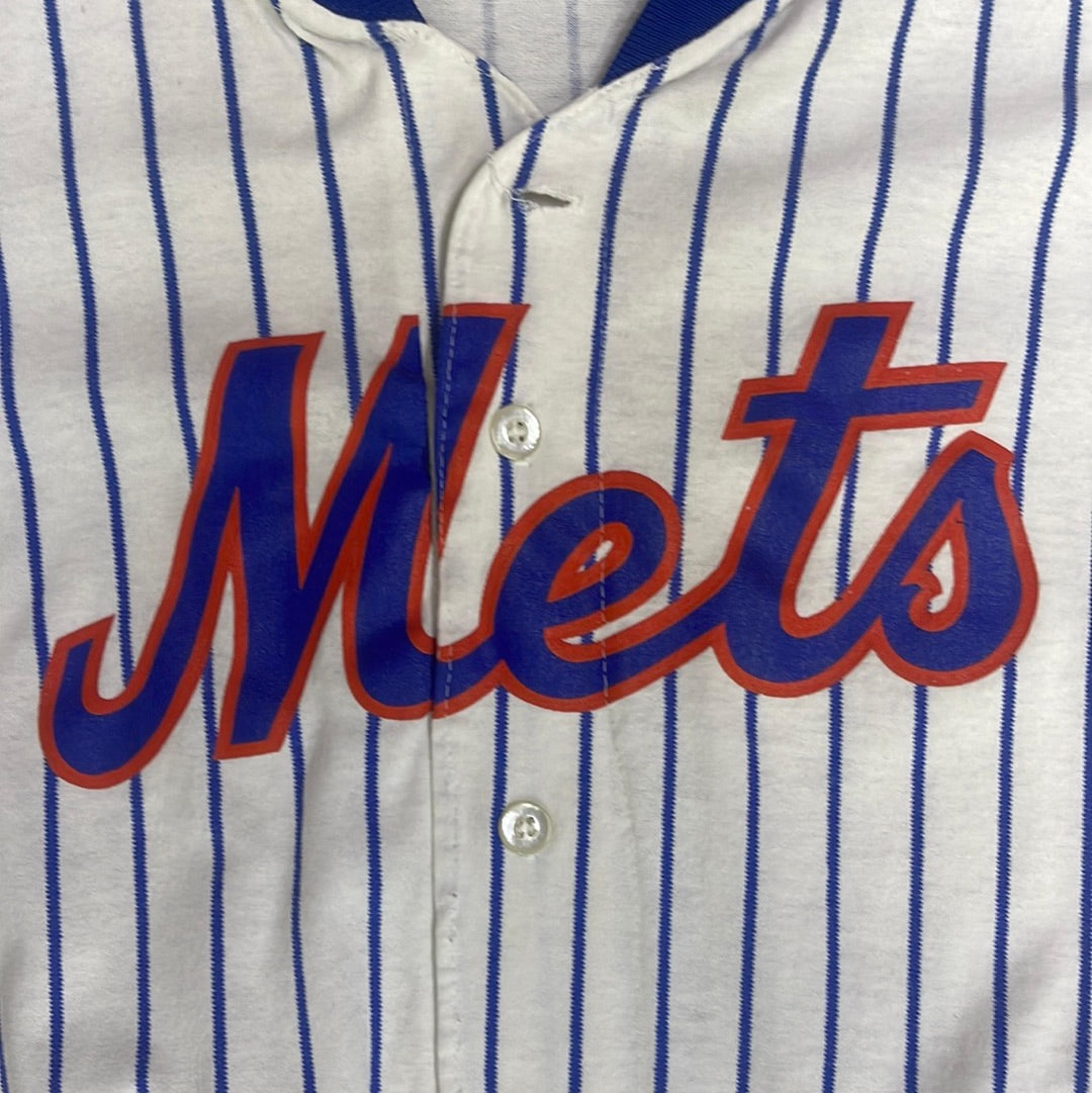 Alternate View 3 of Vintage 1980s MLB New York Mets Rawlings Jersey L