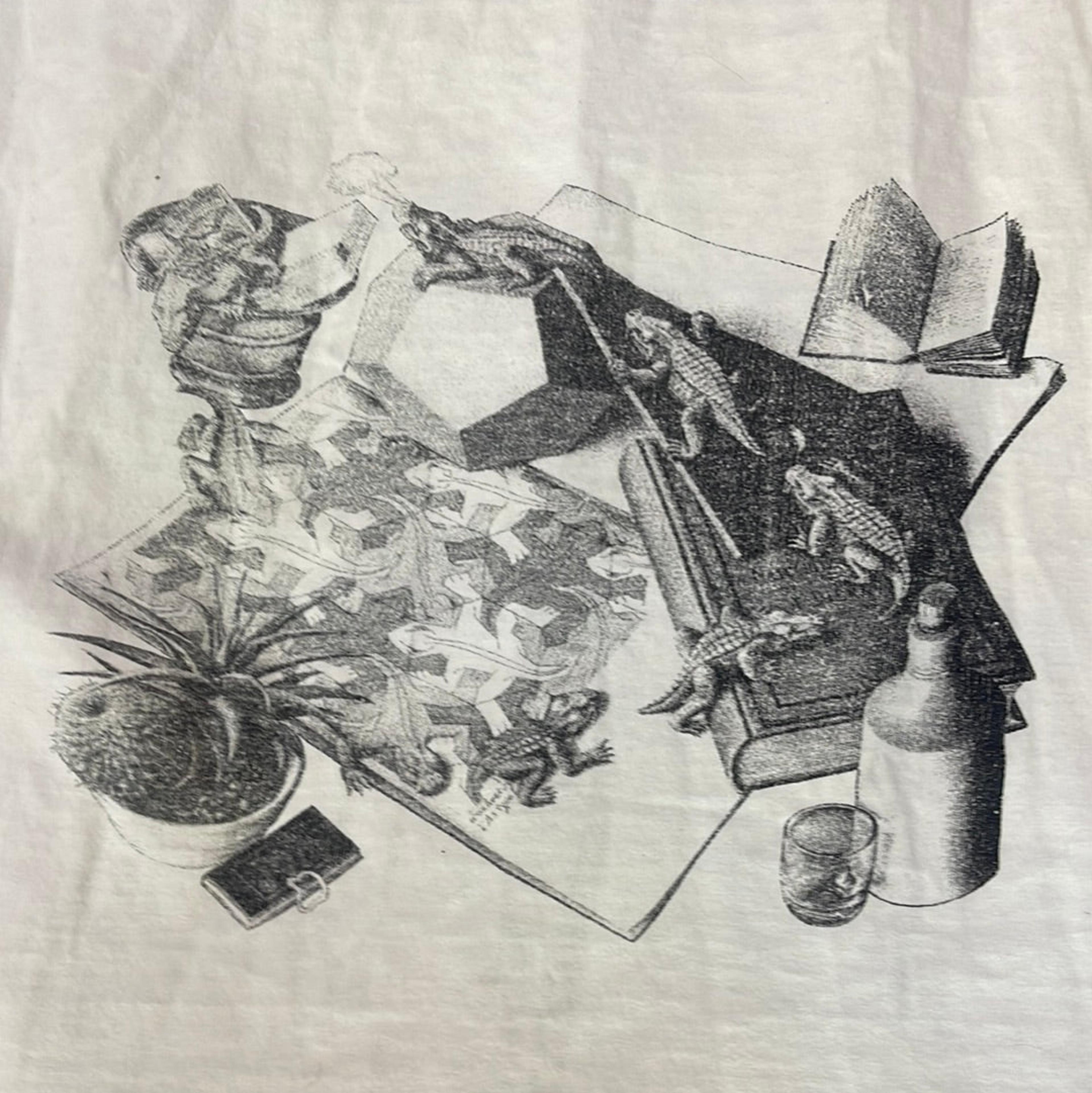 Alternate View 7 of Vintage 1990 M.C. Escher Andazia Shirt Large