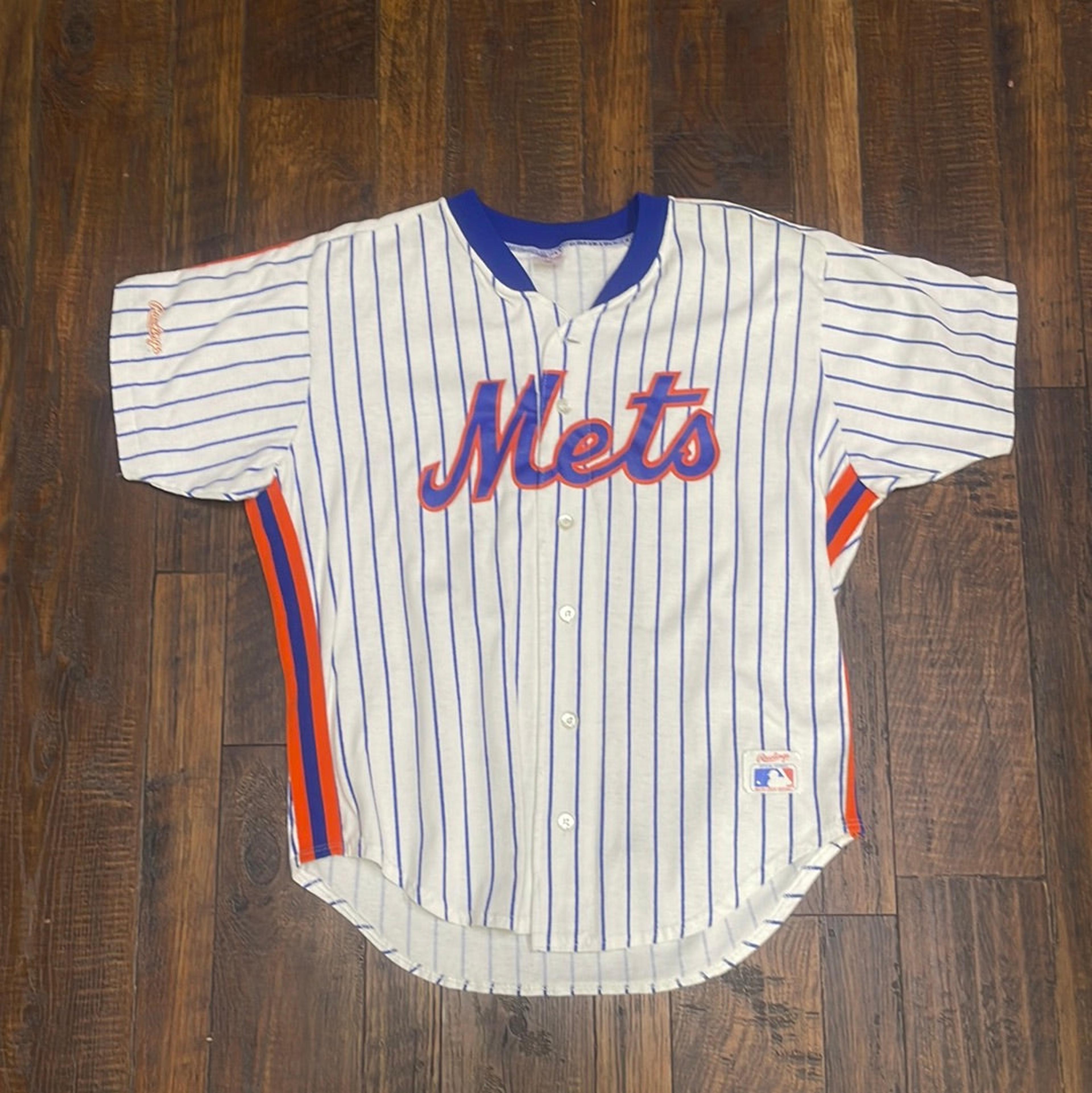 Vintage 1980s MLB New York Mets Rawlings Jersey L