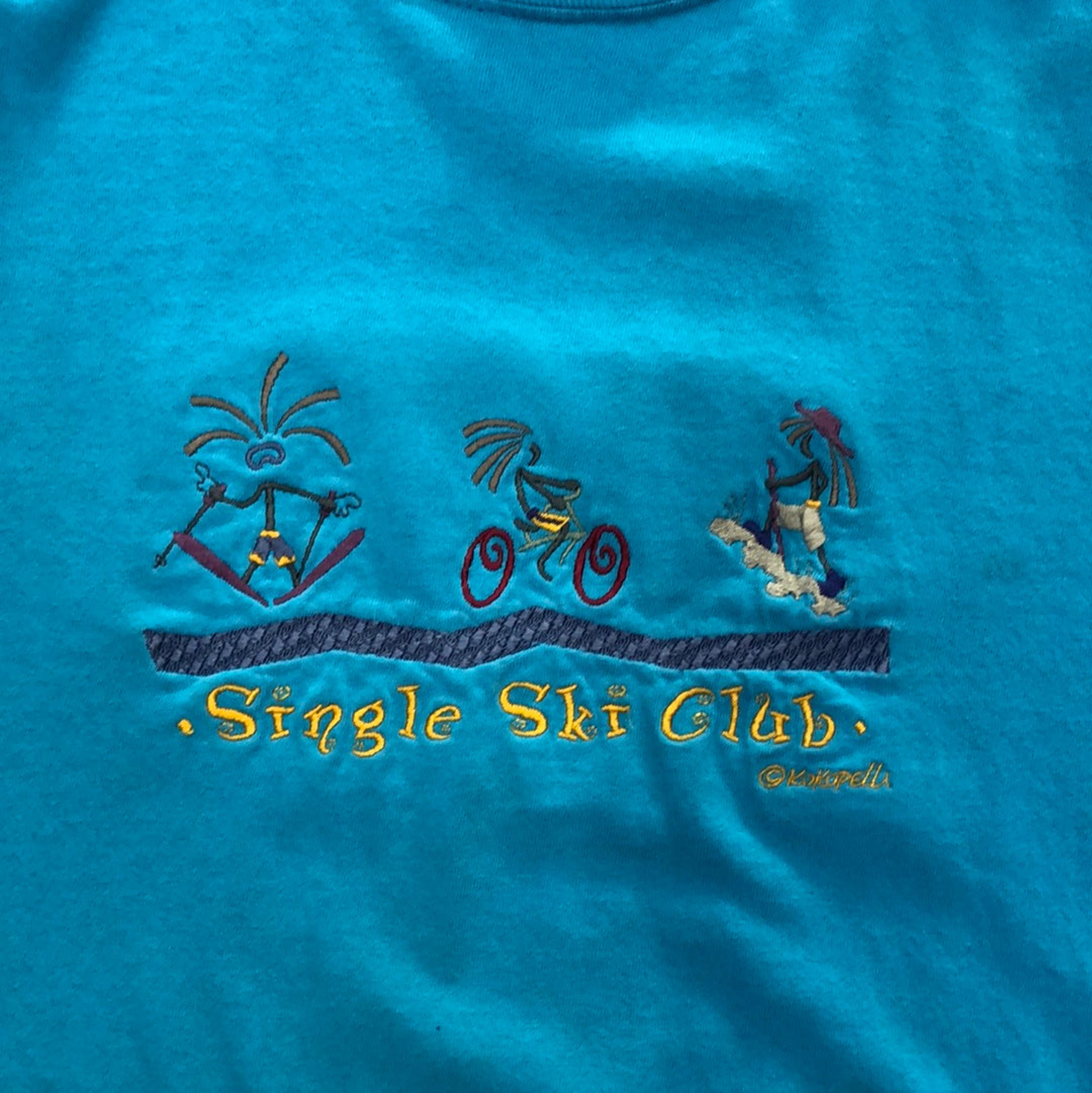 Alternate View 1 of Vintage Single Ski Club Kokopelli Shirt XL