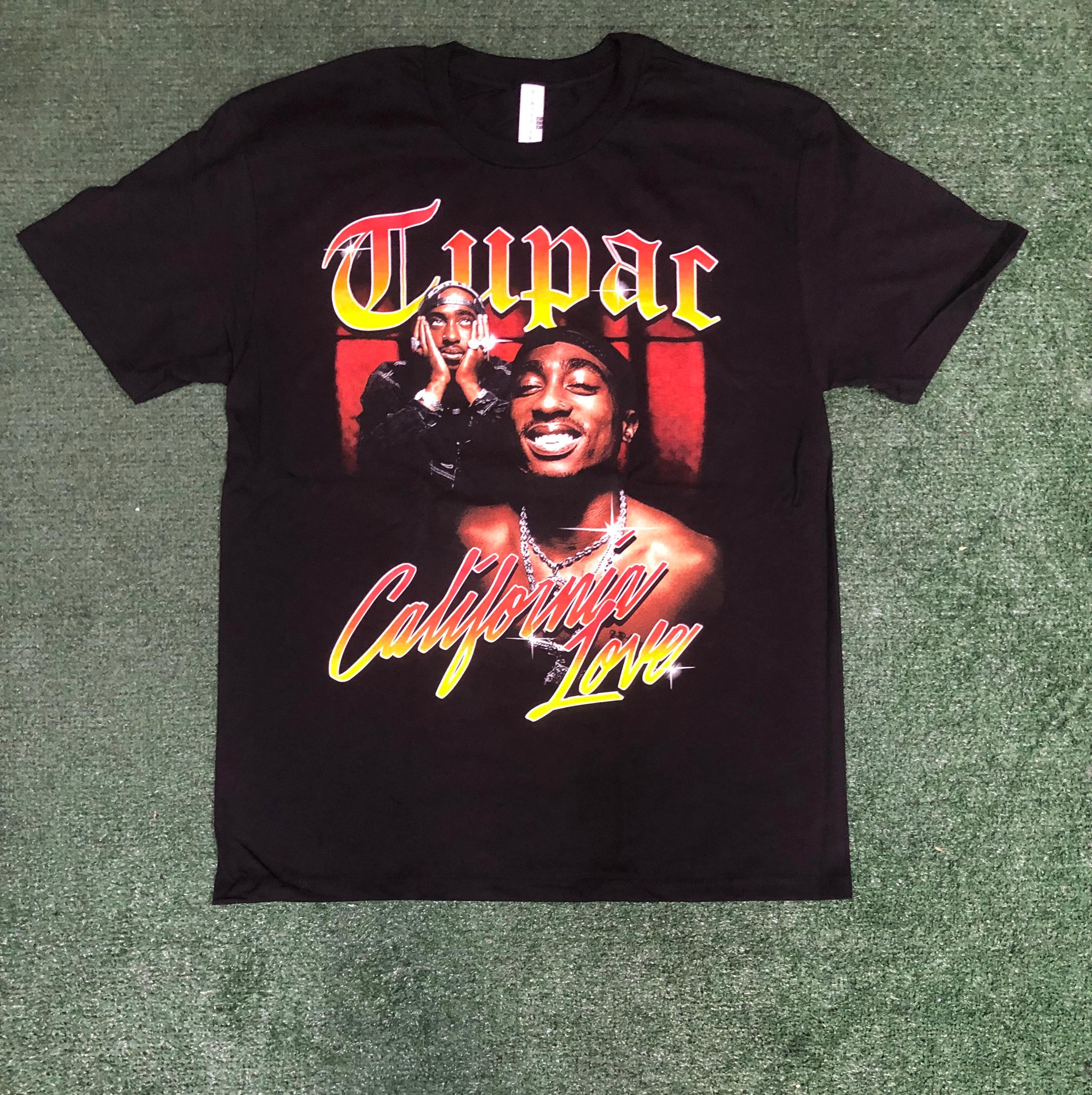 Tupac California Love Vintage Bootleg Style Band T shirt