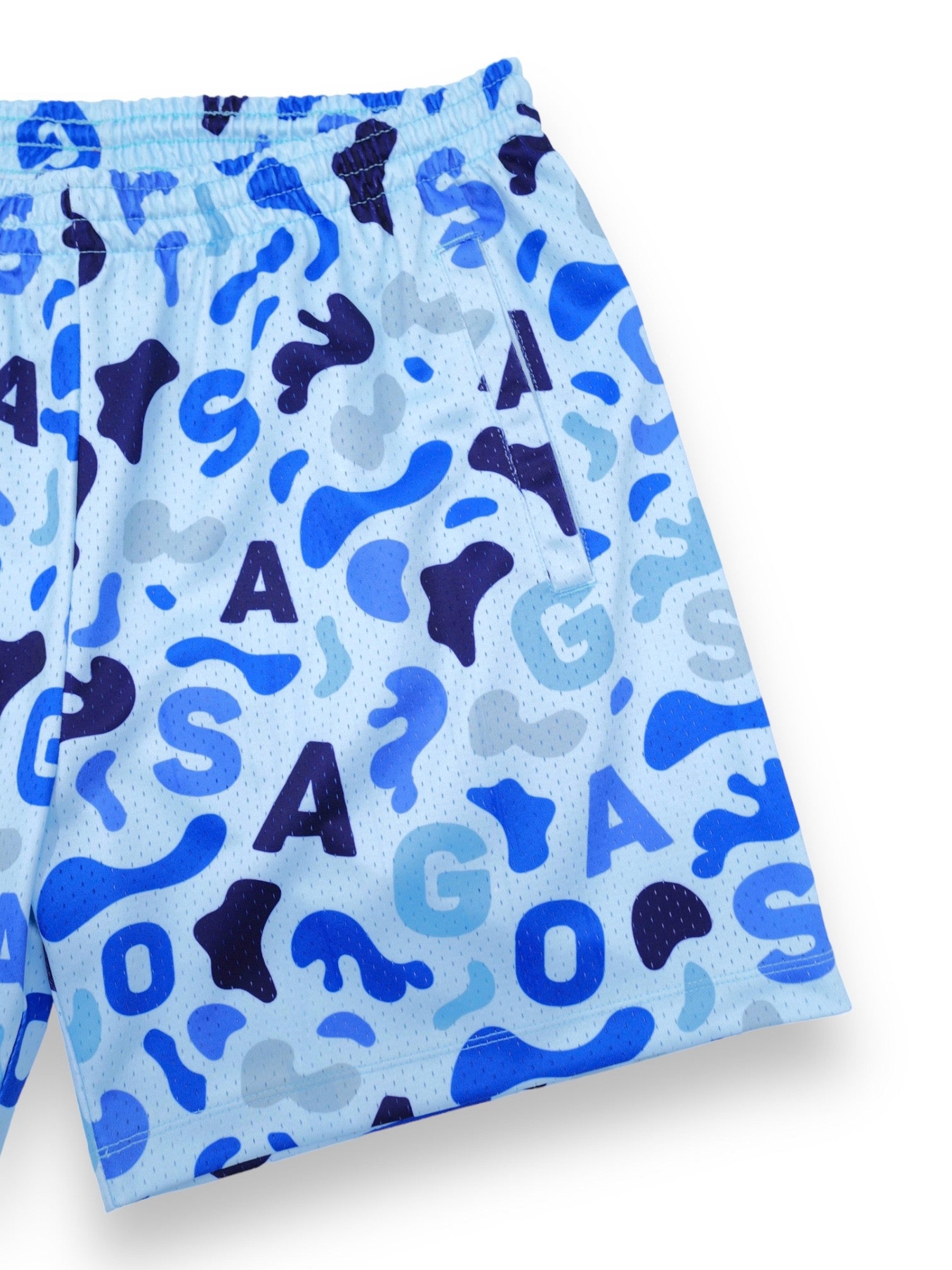 Alternate View 2 of Sago camo shorts (Blue)X