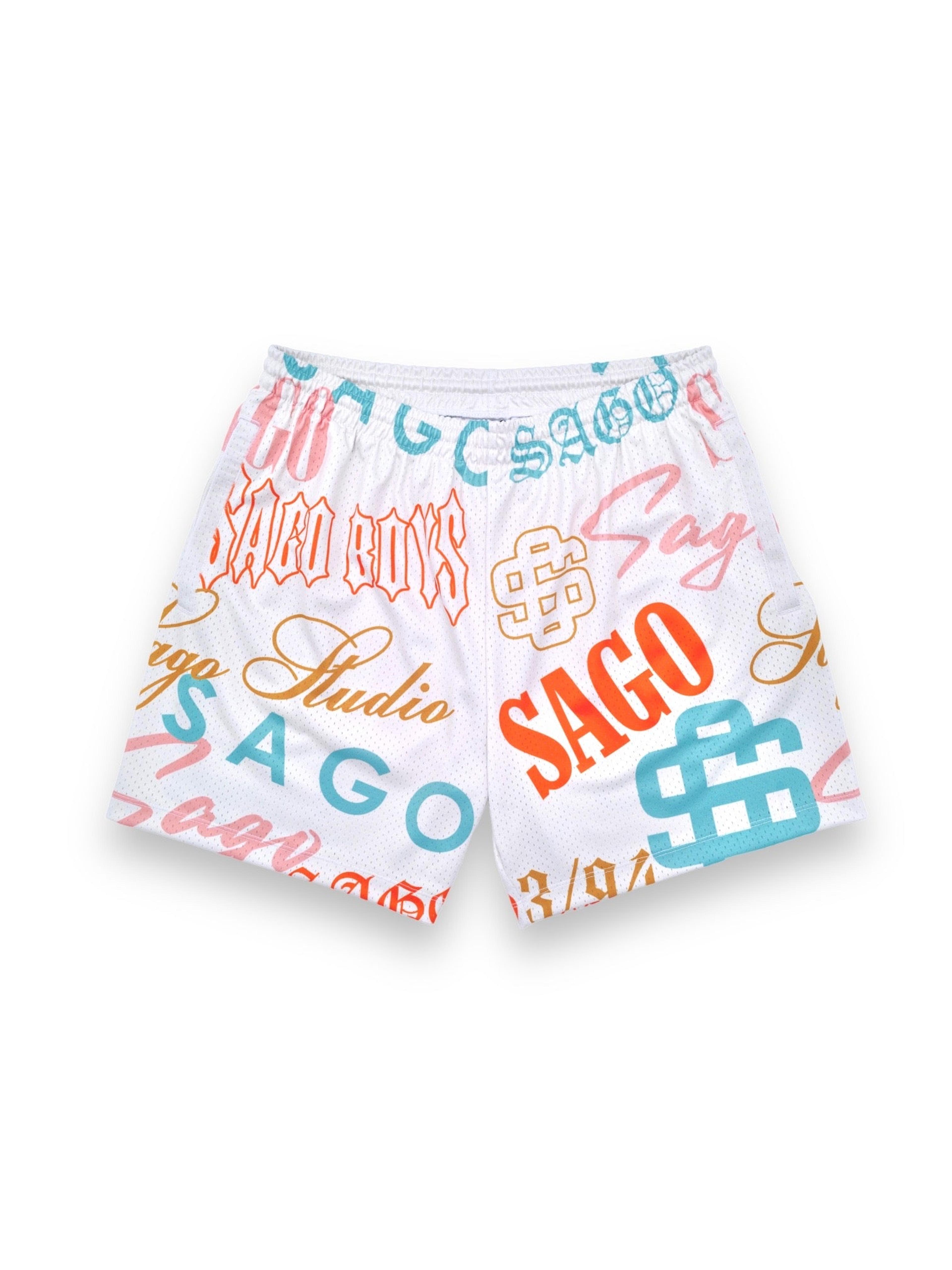 Sago logo shorts (multicolor)
