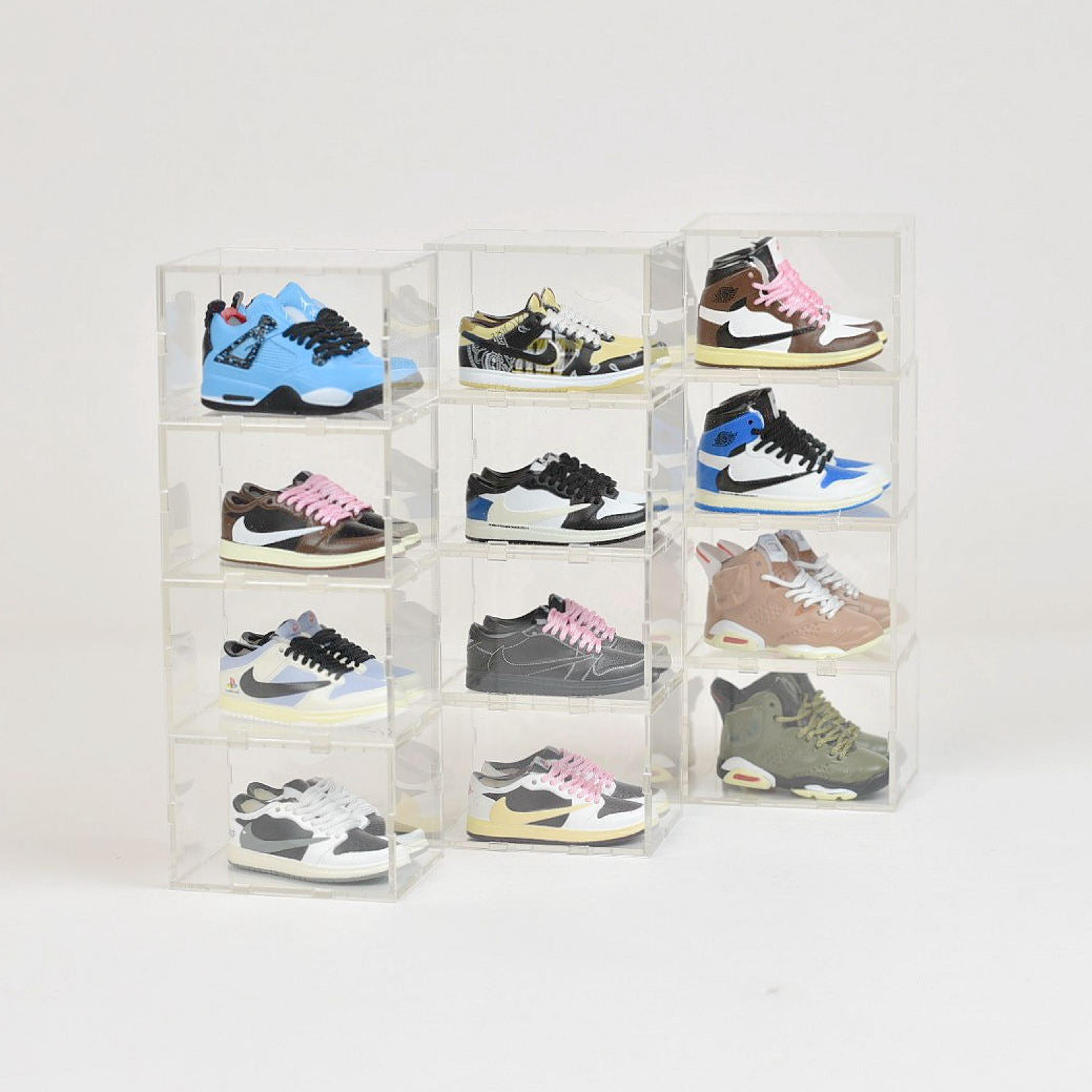 Alternate View 1 of Travis Scott Collaboration Mini Sneakers with Display Case