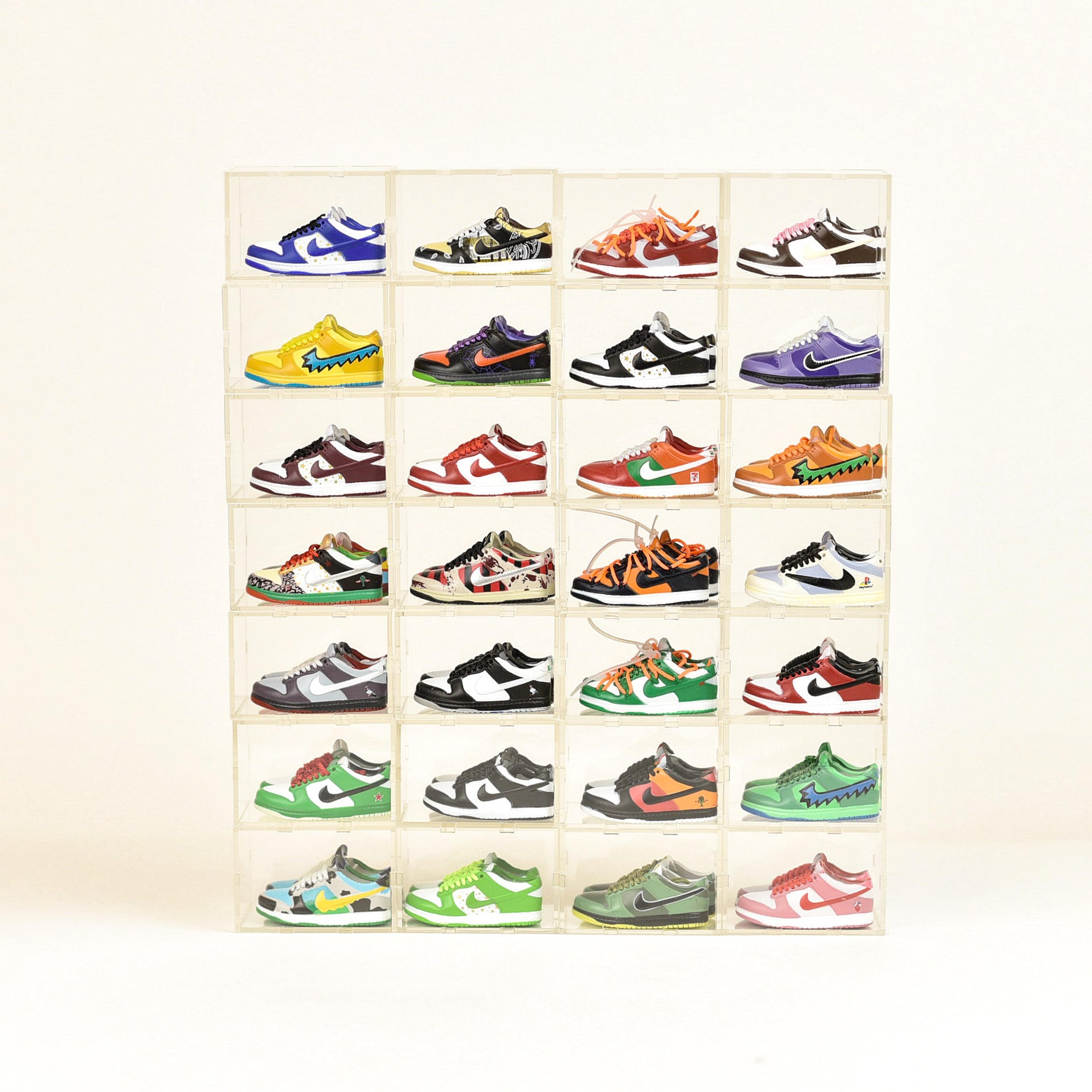 SB Dunk Low Collaboration Mini Sneakers with Display Case