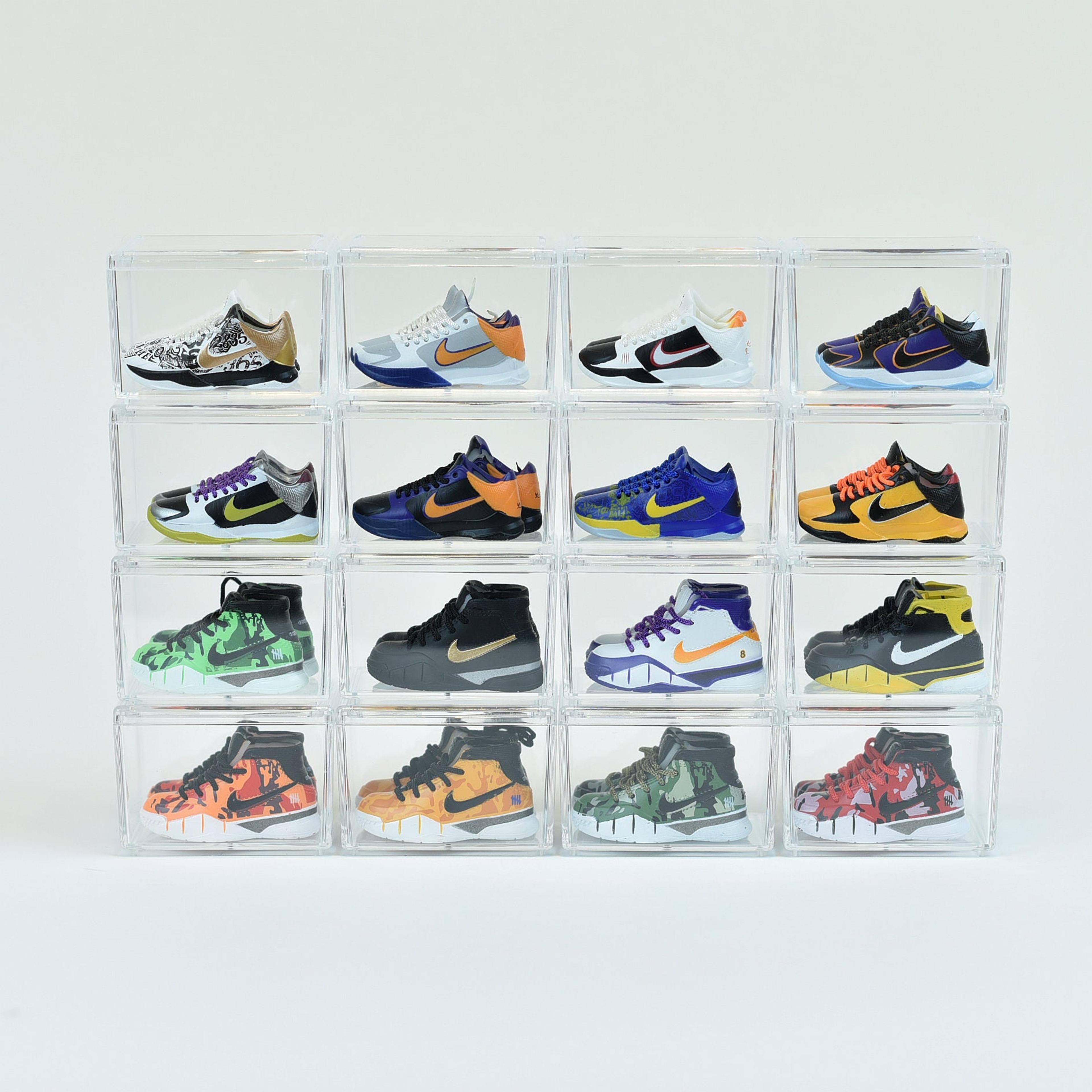 Alternate View 1 of Kobe Bryant/LeBron James/Steph Curry Mini Sneaker Collection wit