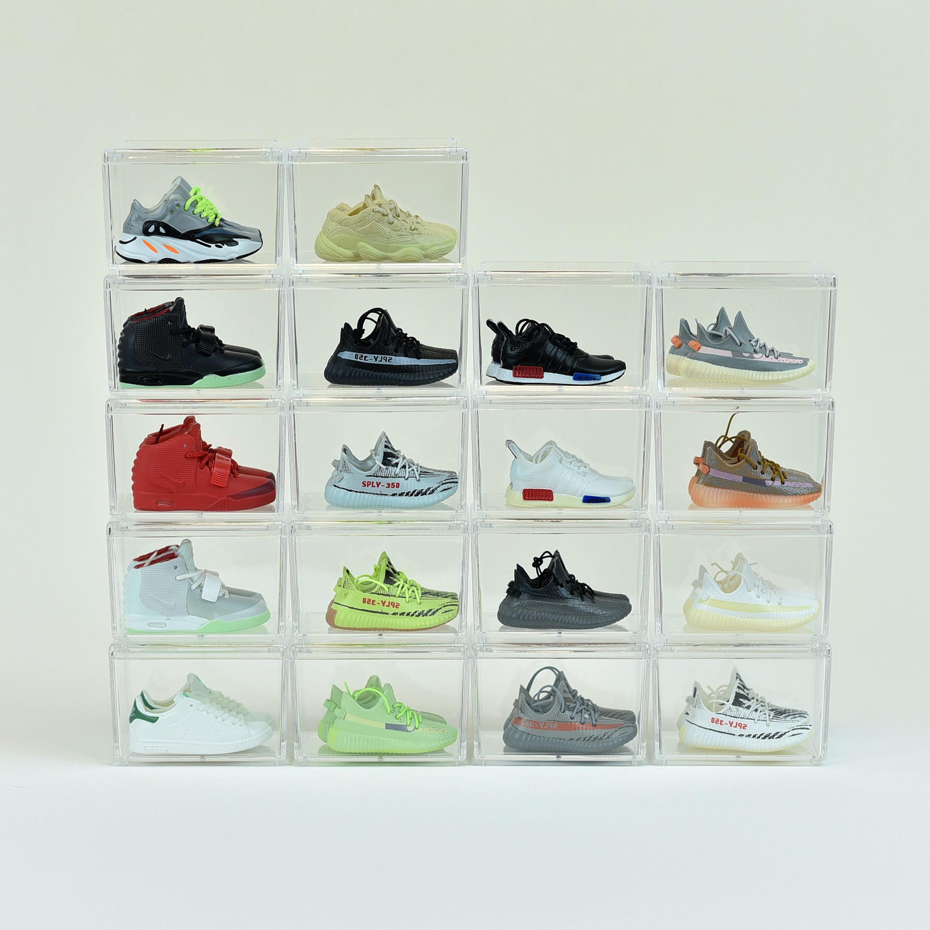 Alternate View 27 of Yeezy/NMD Mini Sneakers Collection with Display Case