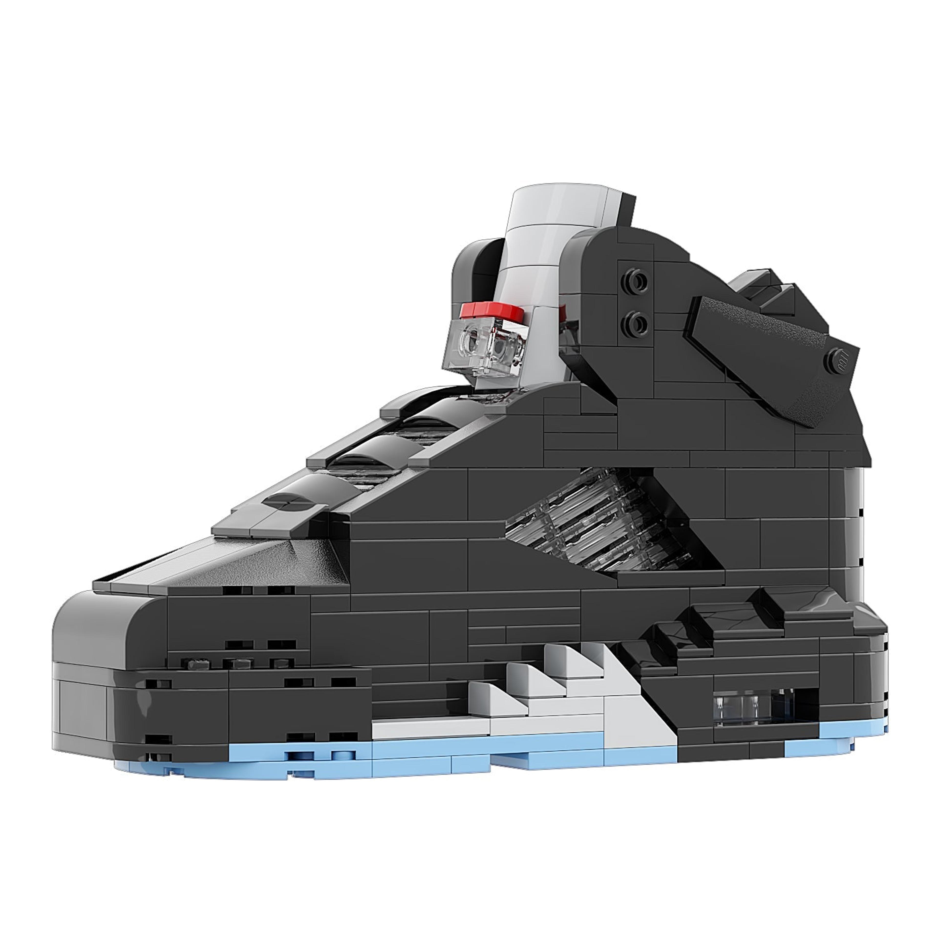 REGULAR AJ5 "Black Metallic" Sneaker Bricks Sneaker with Mini Fi