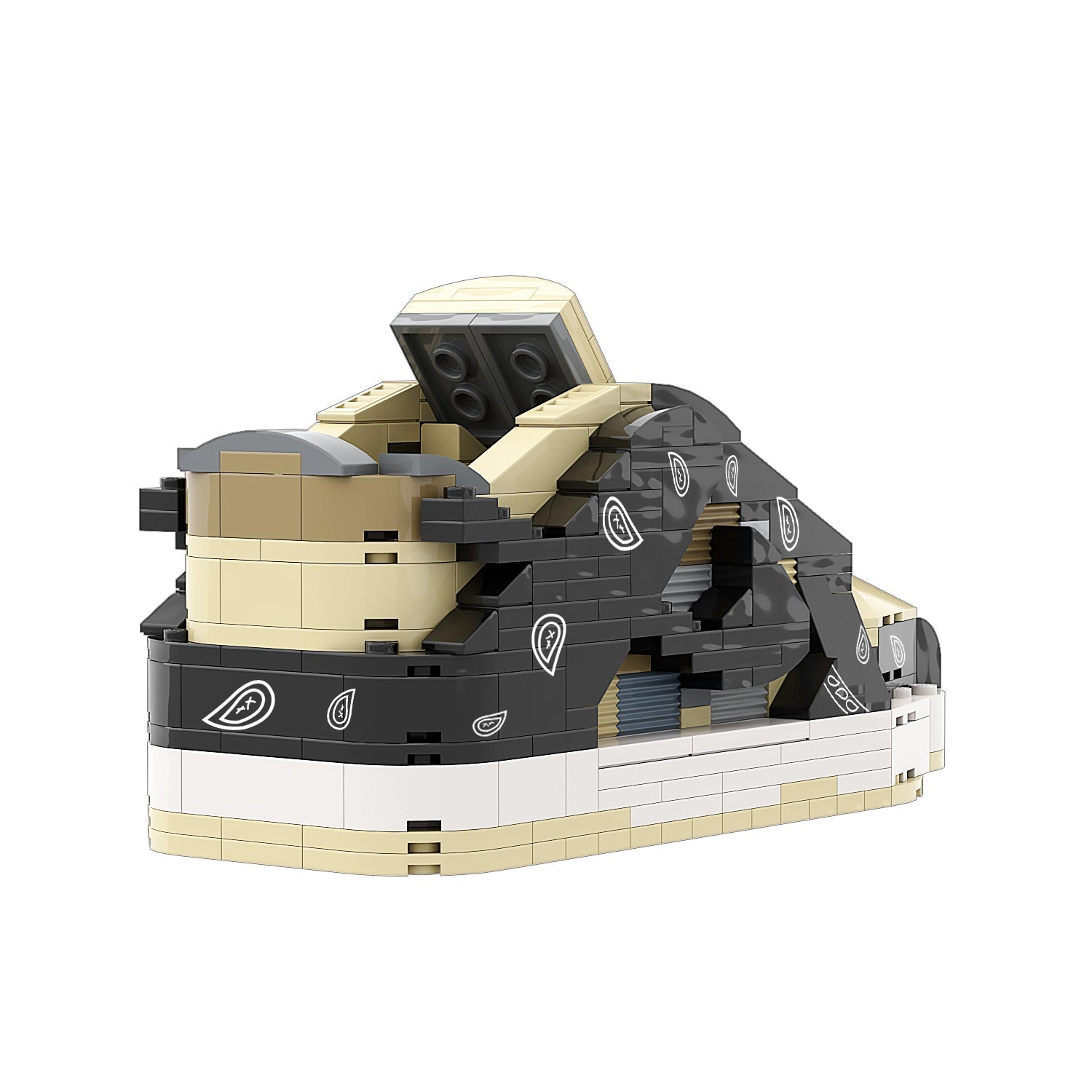 Alternate View 7 of REGULAR  "SB Dunk Travis Scott" Sneaker Bricks with Mini Figure