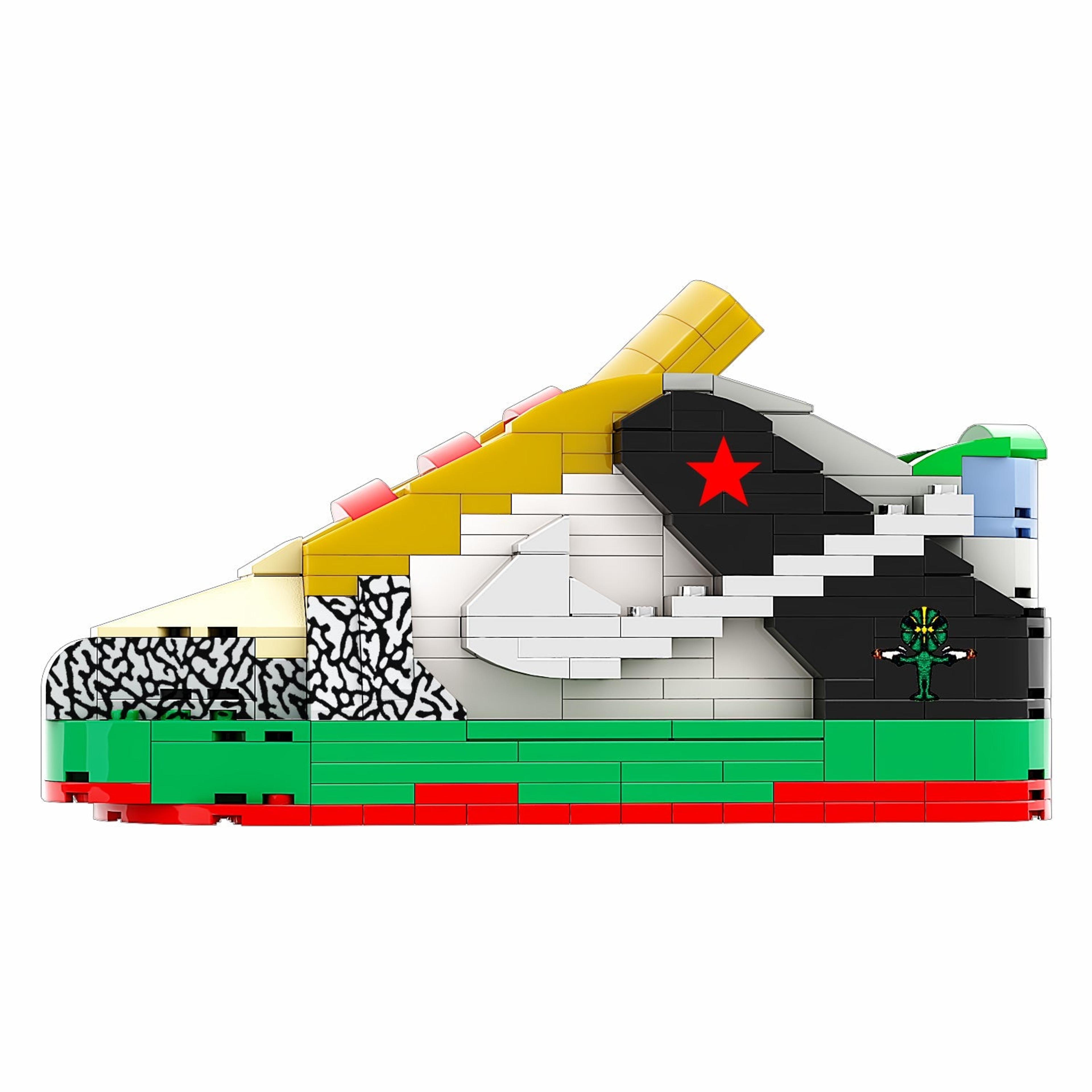 Alternate View 1 of REGULAR  "What the dunk" Sneaker Bricks with Mini Figure