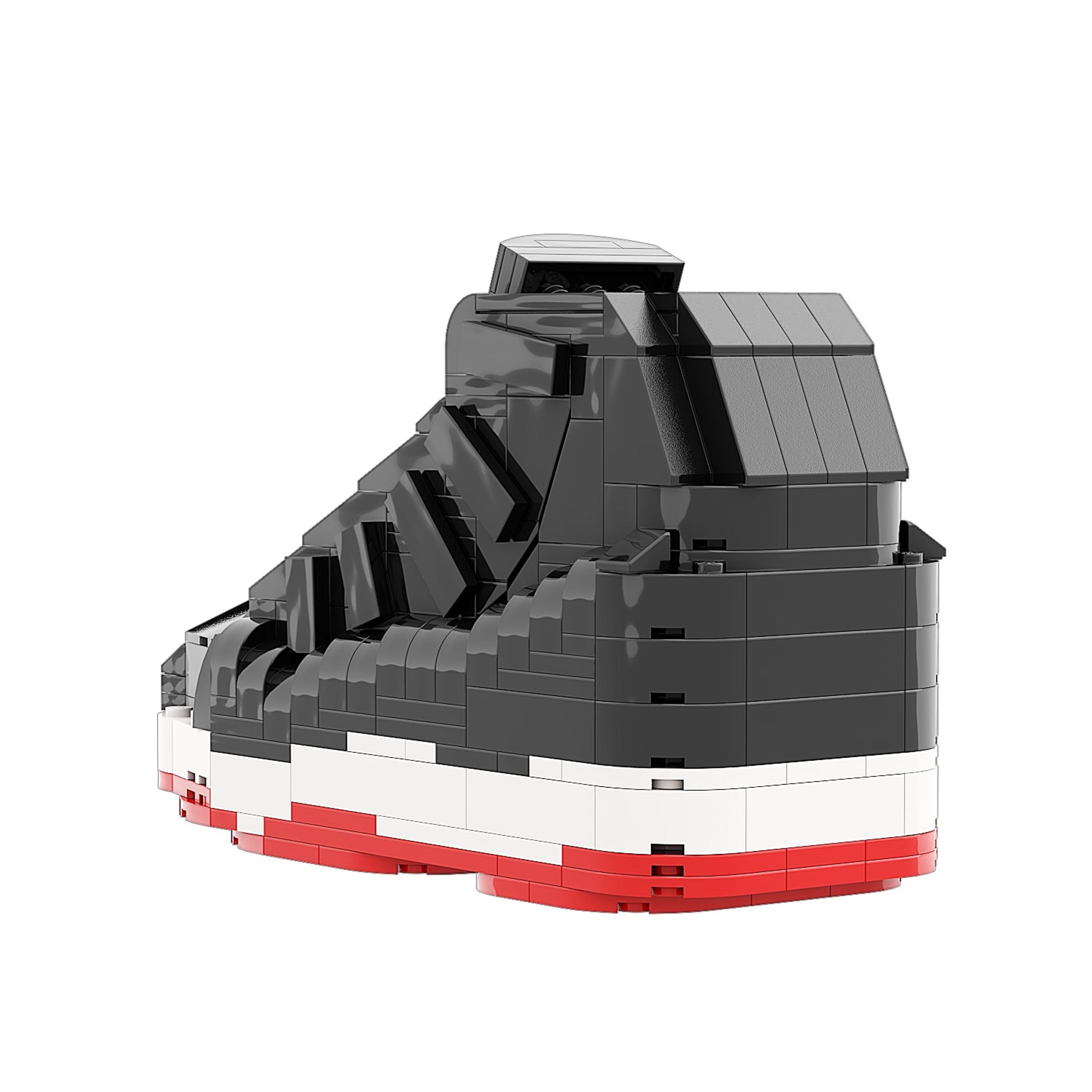 Alternate View 3 of REGULAR AJ11 "Bred" Sneaker Bricks Sneaker with Mini Figure