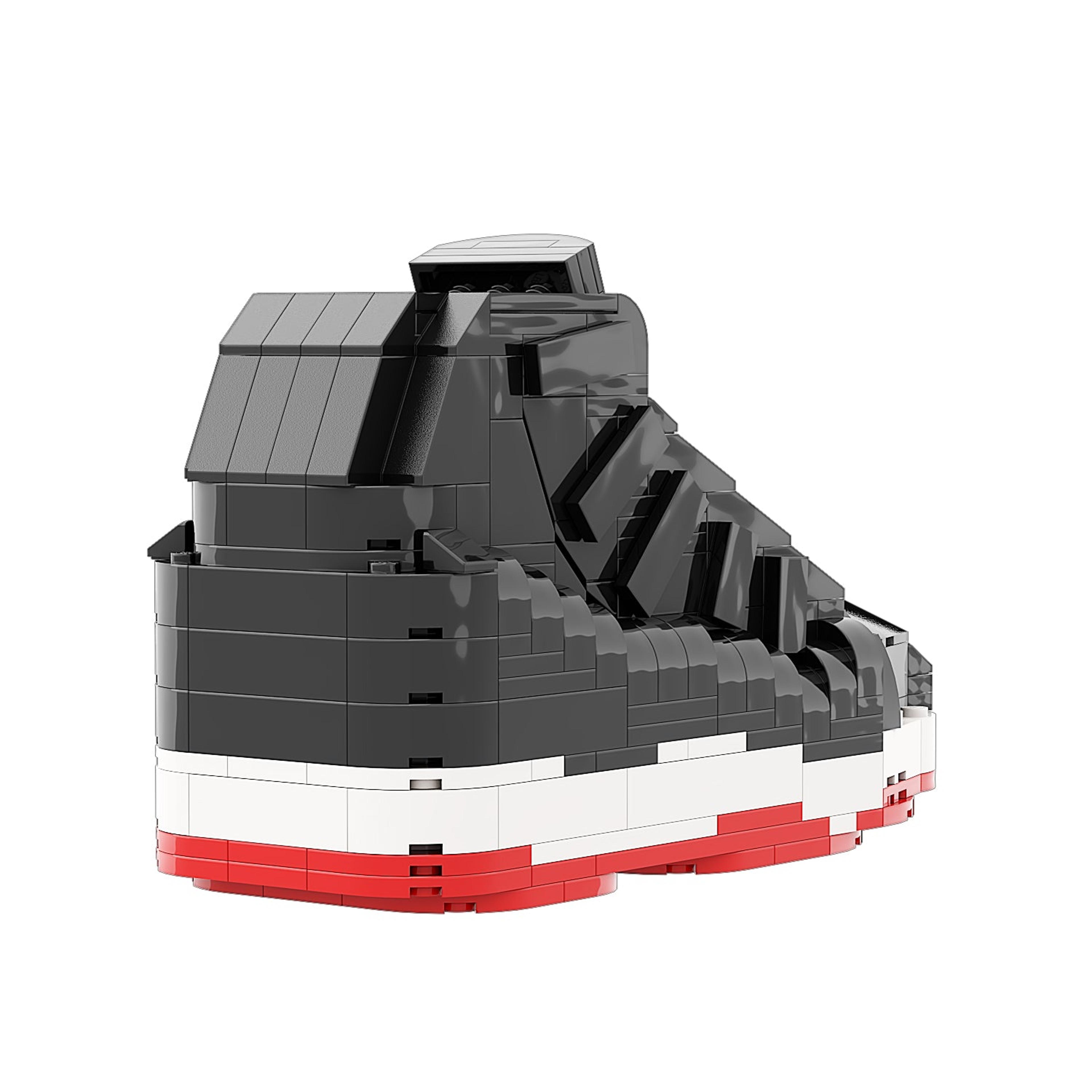 Alternate View 7 of REGULAR AJ11 "Bred" Sneaker Bricks Sneaker with Mini Figure