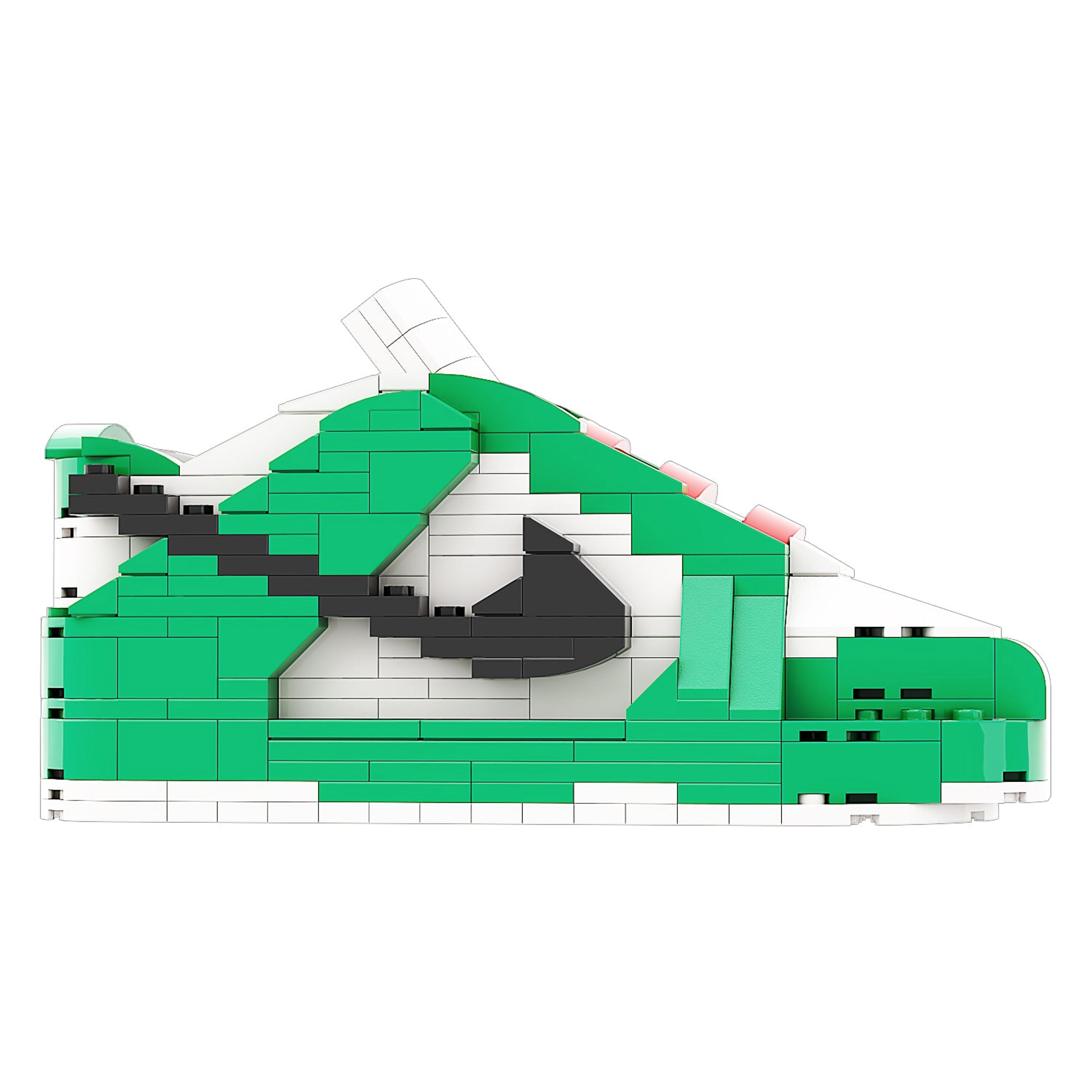 Alternate View 4 of REGULAR  "SB Dunk HEINEKEN" Sneaker Bricks with Mini Figure