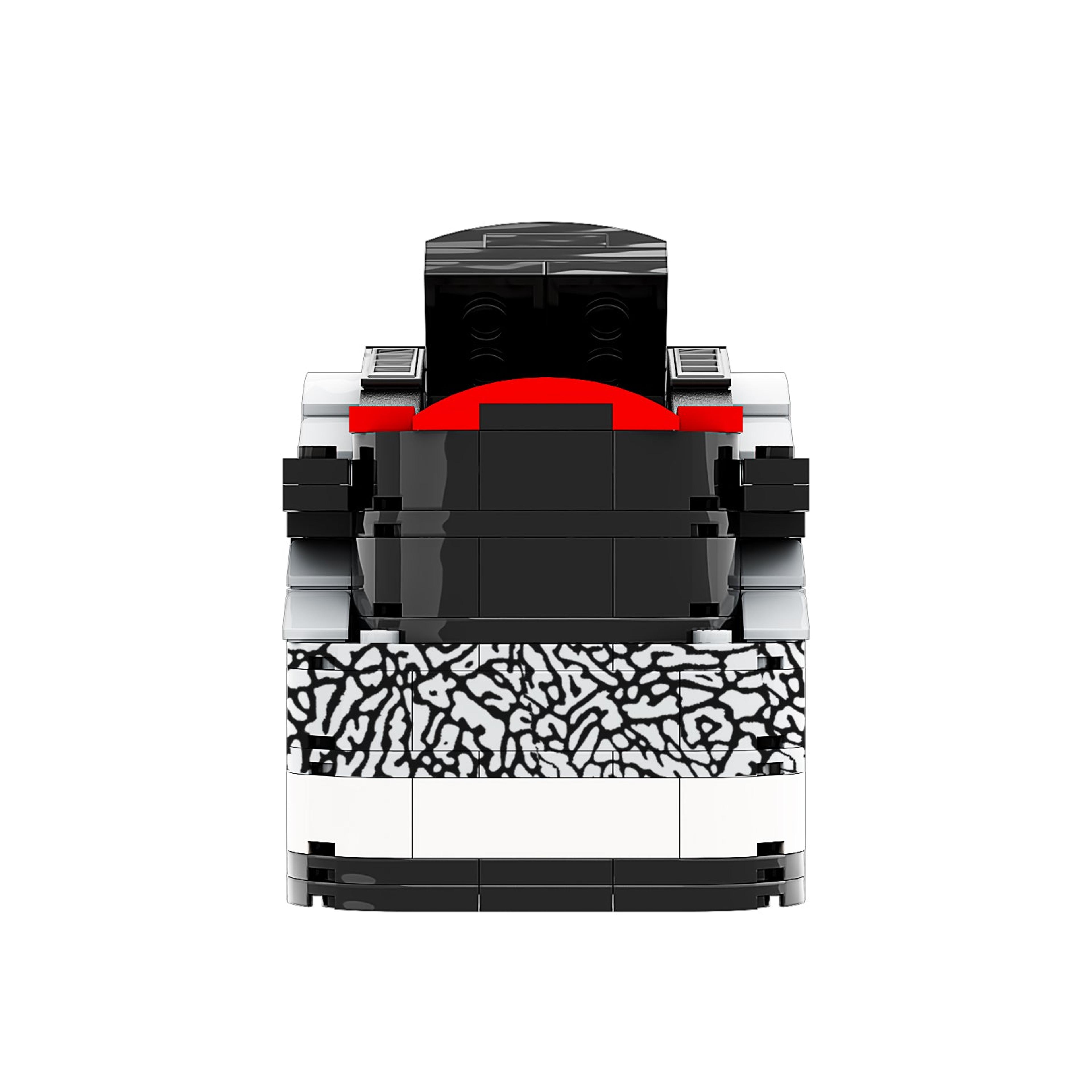 Alternate View 8 of REGULAR SB Dunk SUP "Black Cement" Sneaker Bricks with Mini Figu