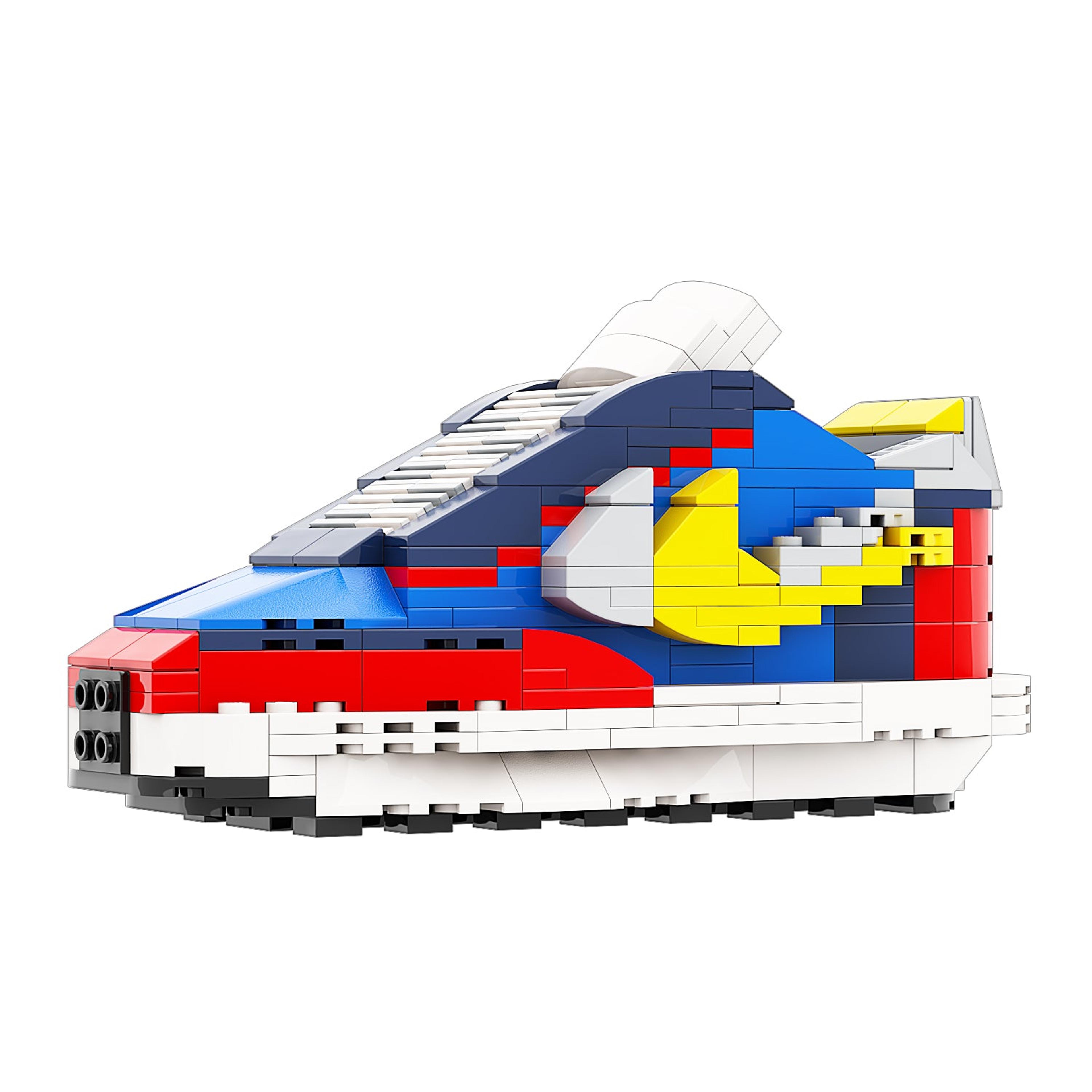 REGULAR "Sacai Waffle" Sneaker Bricks with Mini Figure
