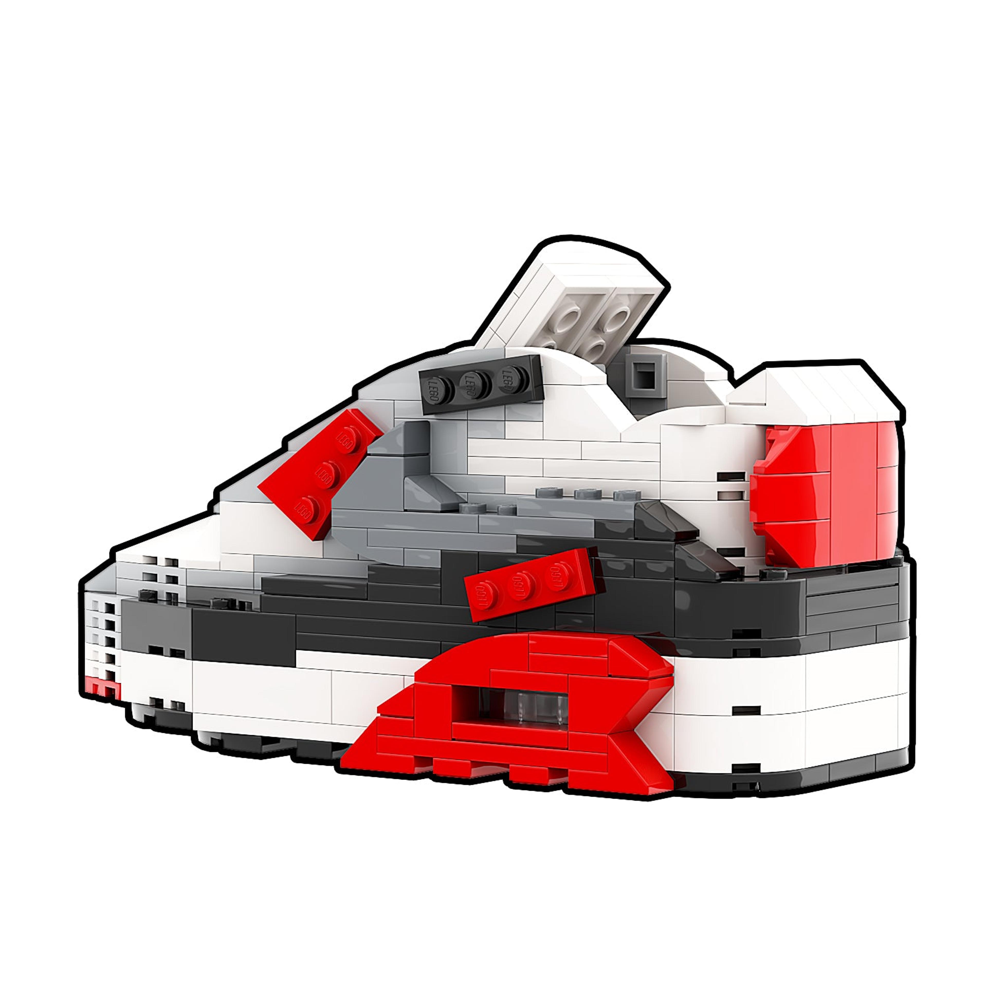 Alternate View 3 of REGULAR "Air Max 90 Infrared" Sneaker Bricks with Mini Figure
