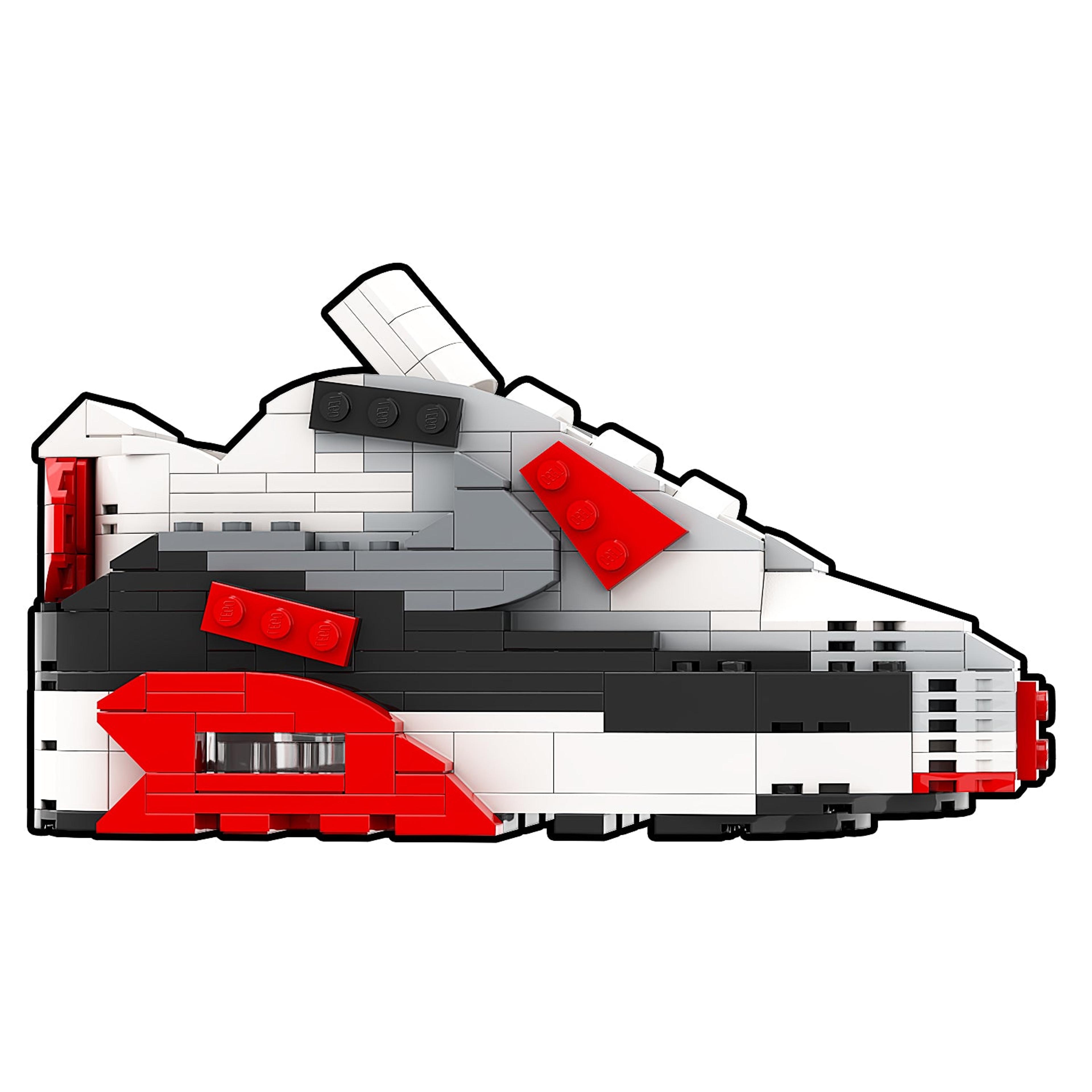 Alternate View 4 of REGULAR "Air Max 90 Infrared" Sneaker Bricks with Mini Figure