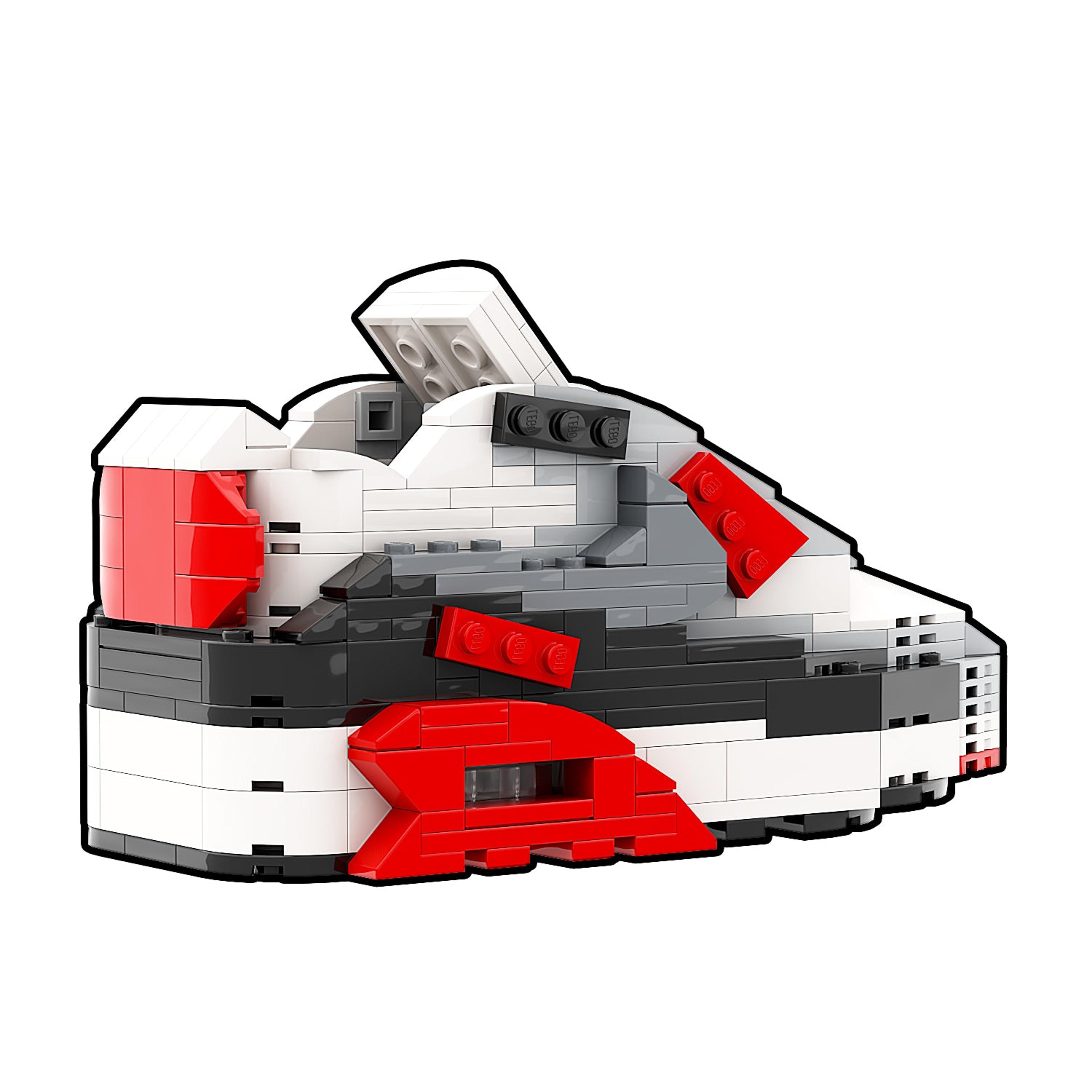 Alternate View 7 of REGULAR "Air Max 90 Infrared" Sneaker Bricks with Mini Figure